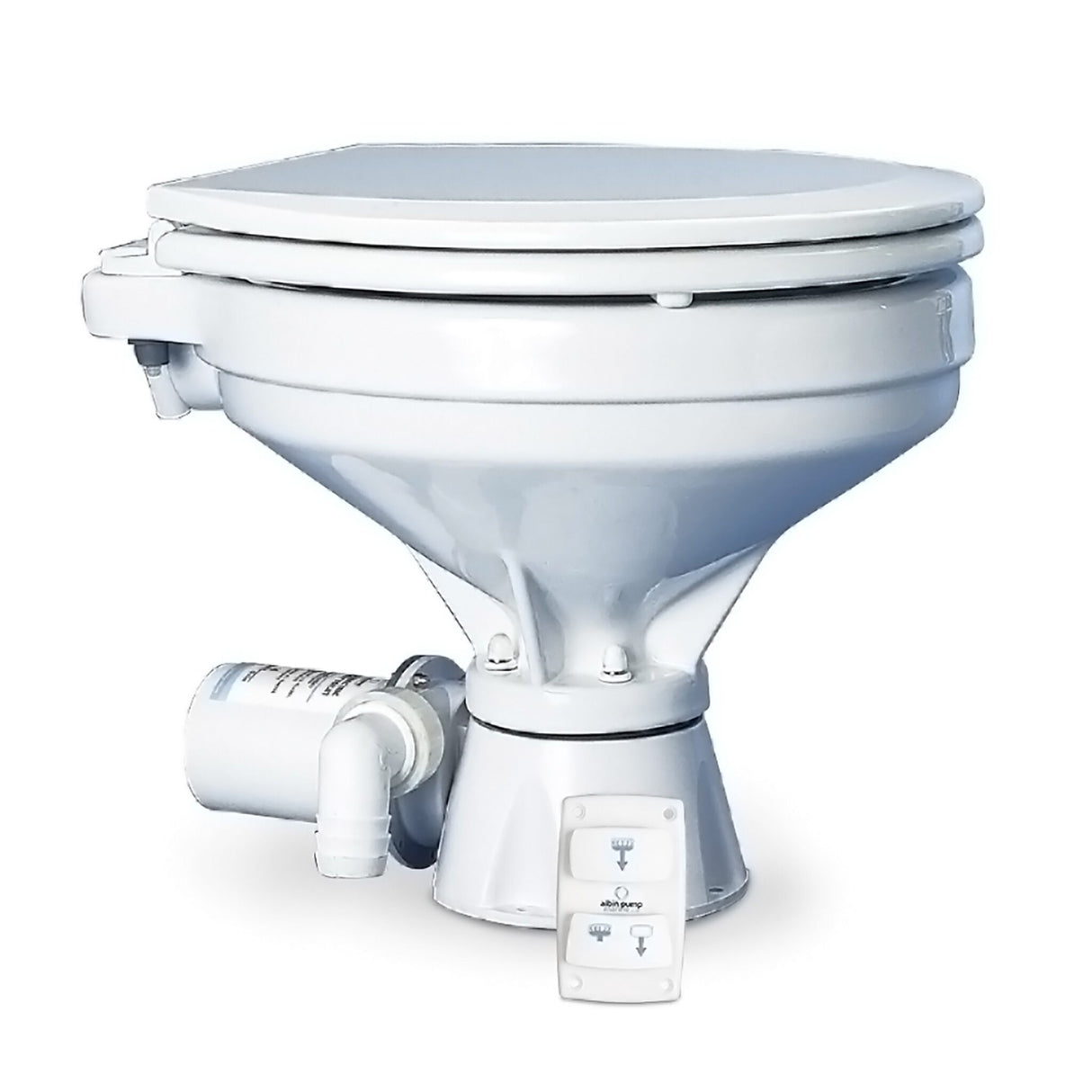Quiet on-board toilet Electric Marine Toilet 12V, Electric Boat Toilet, Low Noise & Efficient