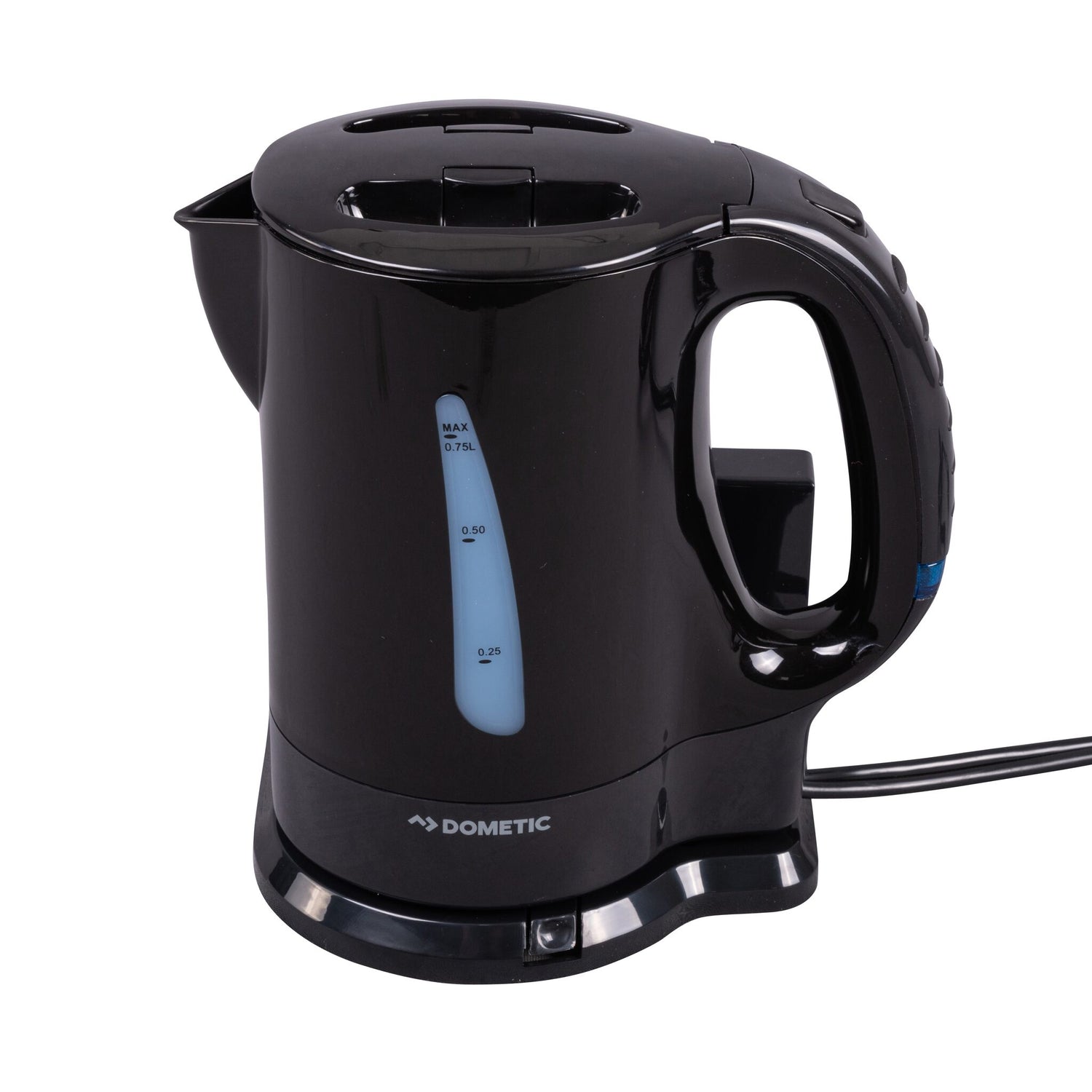 Dometic Wasserkocher 750ml 12V/200W, Reisewasserkocher, wand- und bodenmontierbar, verriegelbarer Deckel, Trockenkochschutz