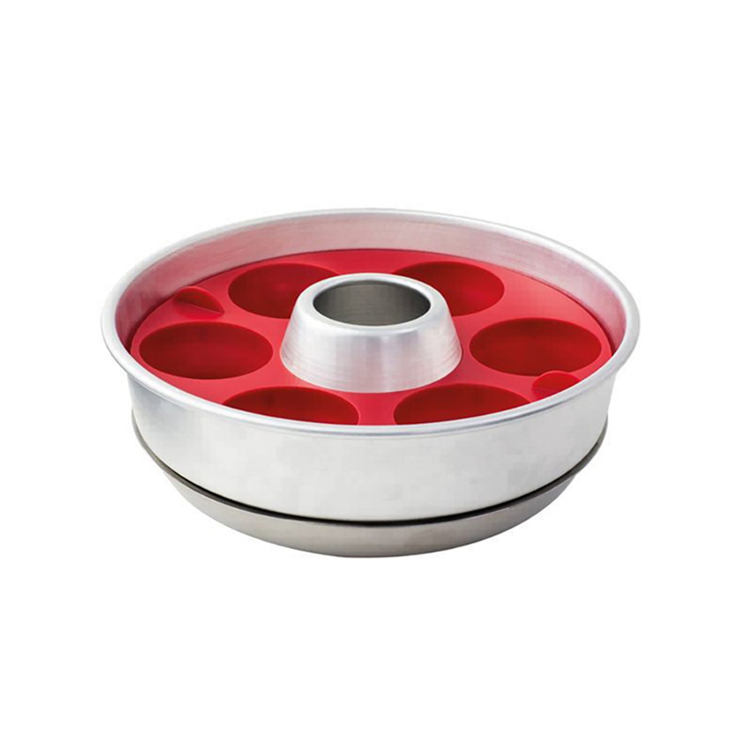 Omnia Muffinform Silikon, Backform flexibel BPA-frei, platzsparend für Omnia Backofen