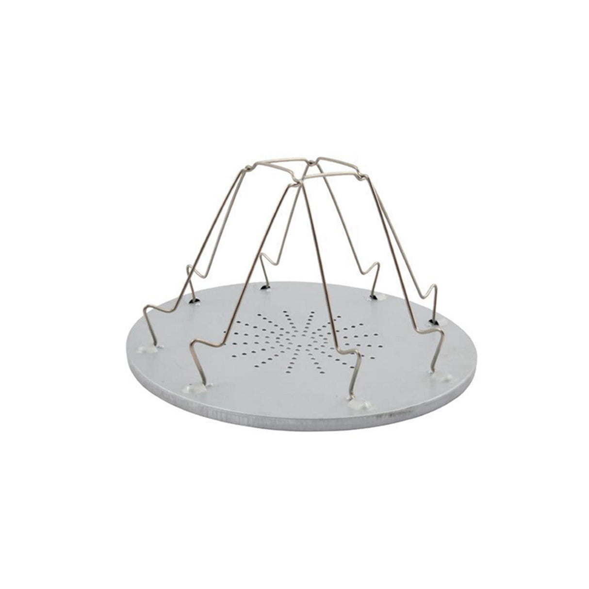 Omnia Backofen-Aufsatz Edelstahl Toastaufsatz, Röstaufsatz, für 4 Toasts, robust, ideal fürs Campen