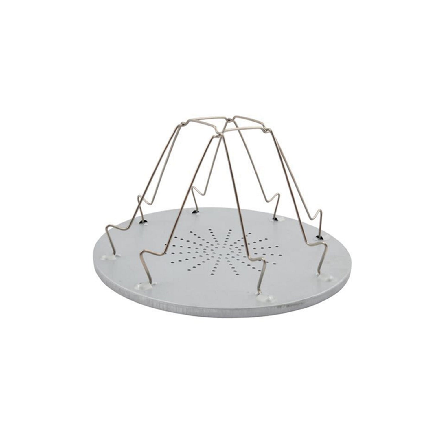 Omnia Backofen-Aufsatz Edelstahl Toastaufsatz, Röstaufsatz, für 4 Toasts, robust, ideal fürs Campen
