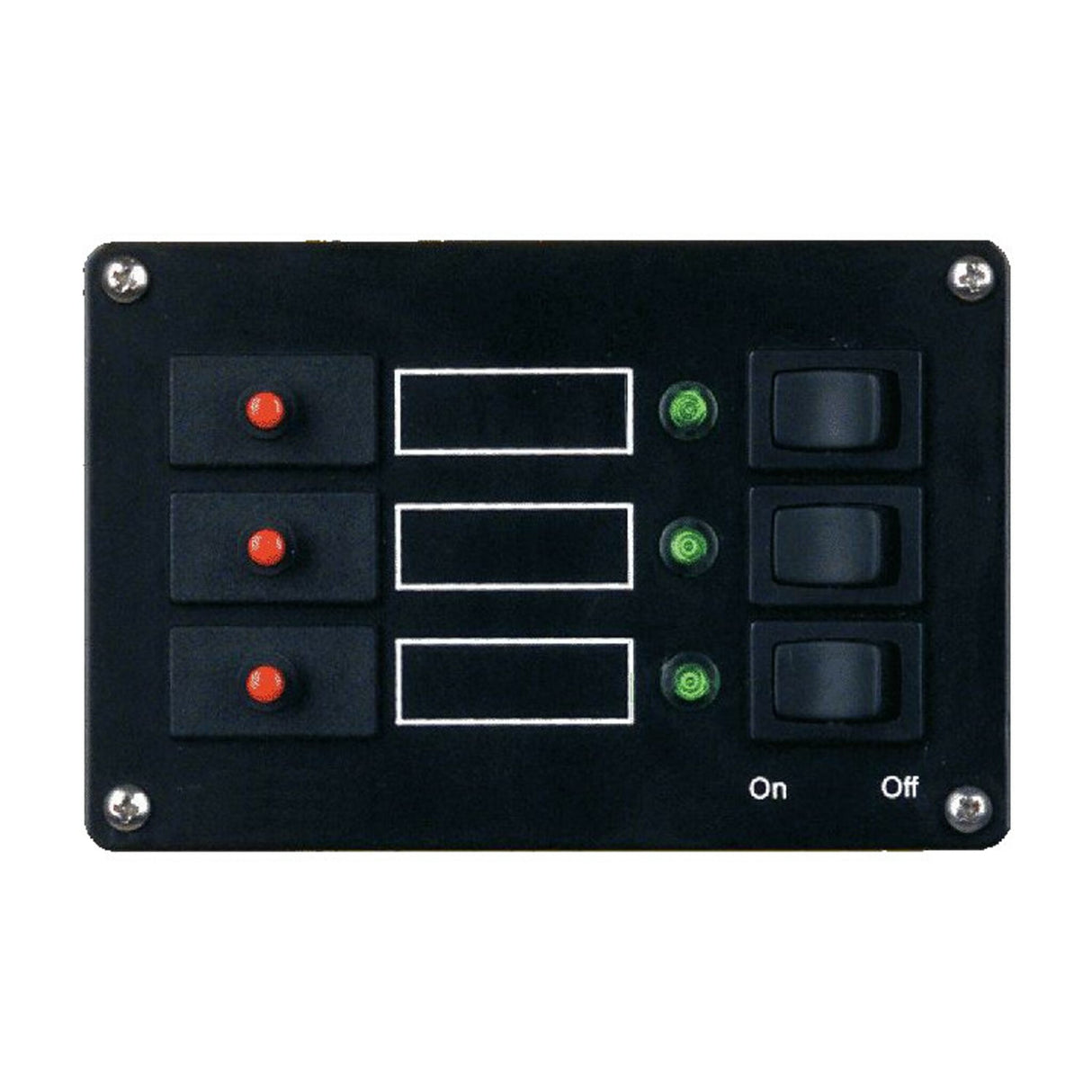 Philippi Stromkreisverteiler Anbau-System mit thermischen E-T-A-Sicherungsautomaten, elektrischer Verteiler für 12 V Anwendungen - (Optional mit Zubehör)