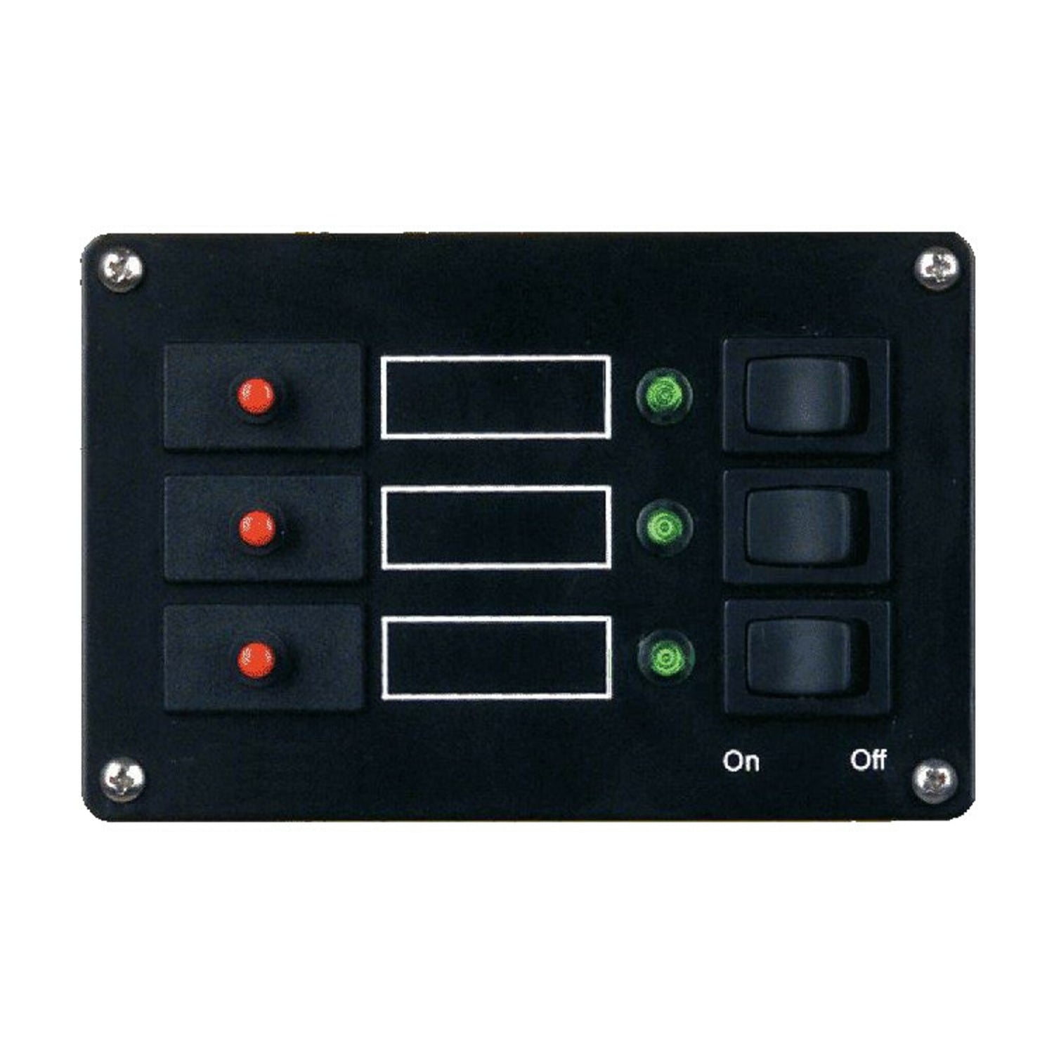 Philippi Stromkreisverteiler Anbau-System mit thermischen E-T-A-Sicherungsautomaten, elektrischer Verteiler für 12 V Anwendungen - (Optional mit Zubehör)