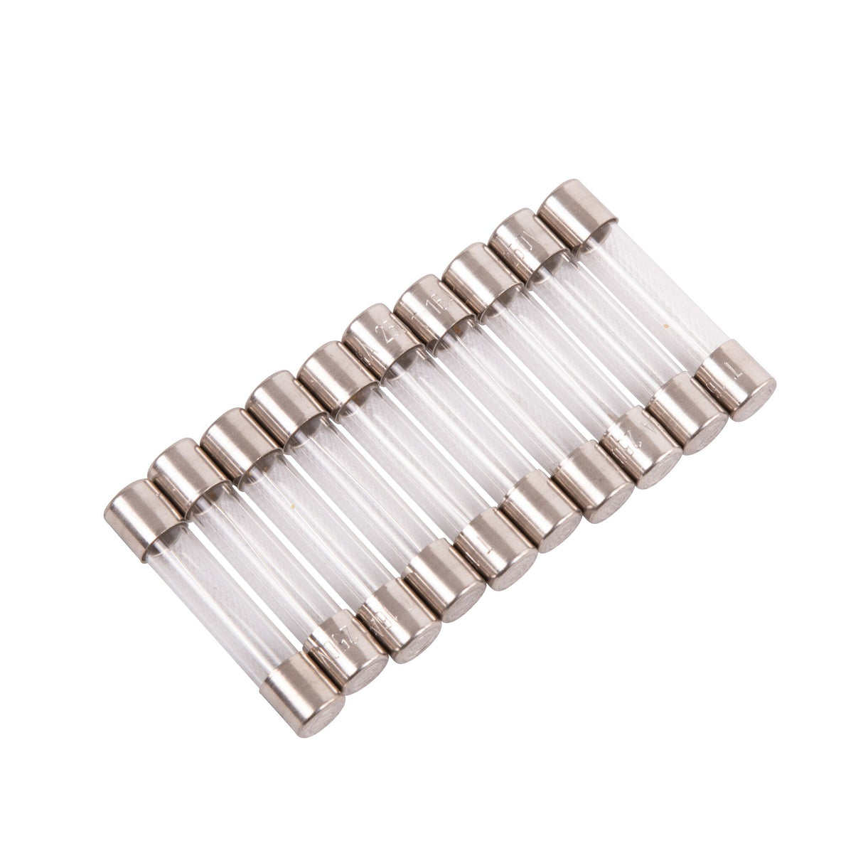 Feinsicherungen 32 x 6,3 mm Kunststoff 10 Stück, Sicherungselemente für Schaltpaneele, hohe Zuverlässigkeit - 5 A - 15 A