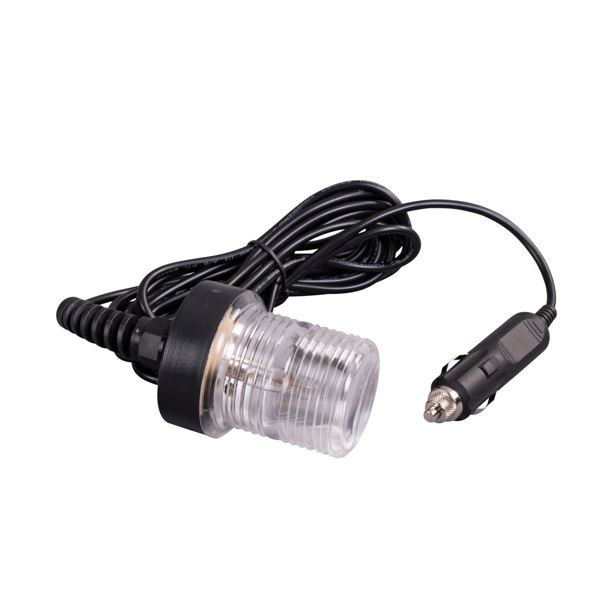 Ankerlampe Stromsparende Positionsleuchte mit Doppelfunktionslinse, Energiesparlampe, Kabel 4,6m & Zigarettenanzünder-Stecker, Sichtbarkeit über 3km