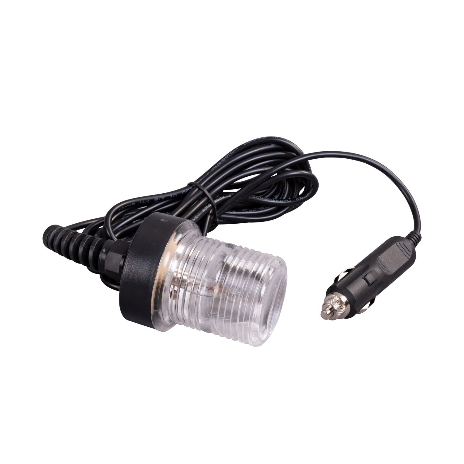 Ankerlampe Stromsparende Positionsleuchte mit Doppelfunktionslinse, Energiesparlampe, Kabel 4,6m & Zigarettenanzünder-Stecker, Sichtbarkeit über 3km