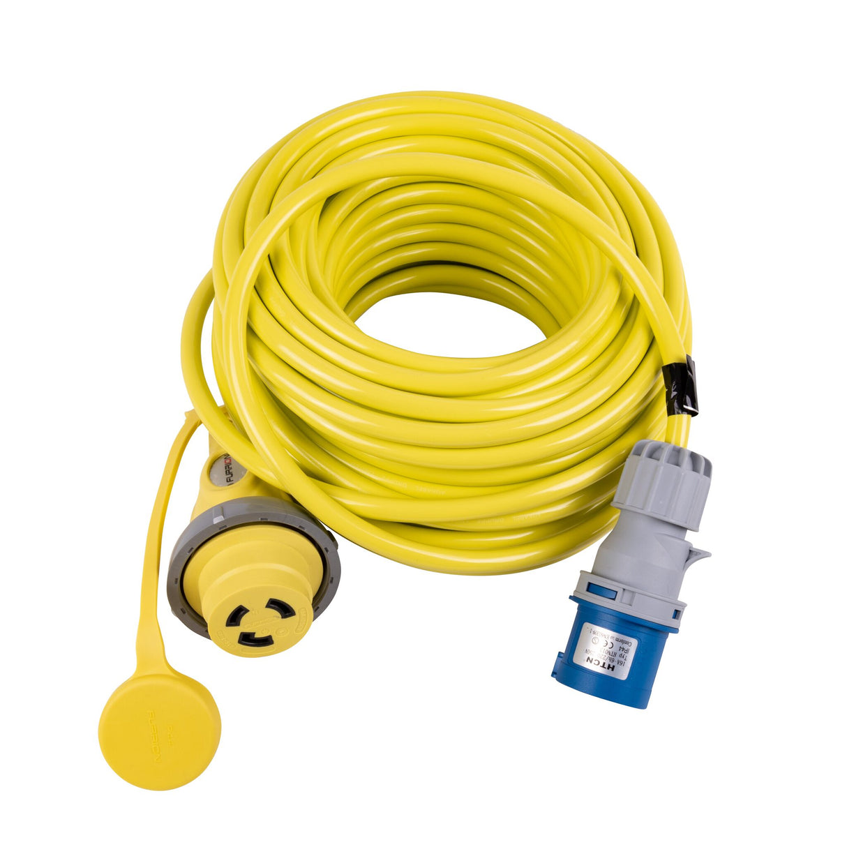 FURRION Landanschlusskabel 230 V, CEE/US-Kabel, wasserdichte Verschlusskappe 25 m