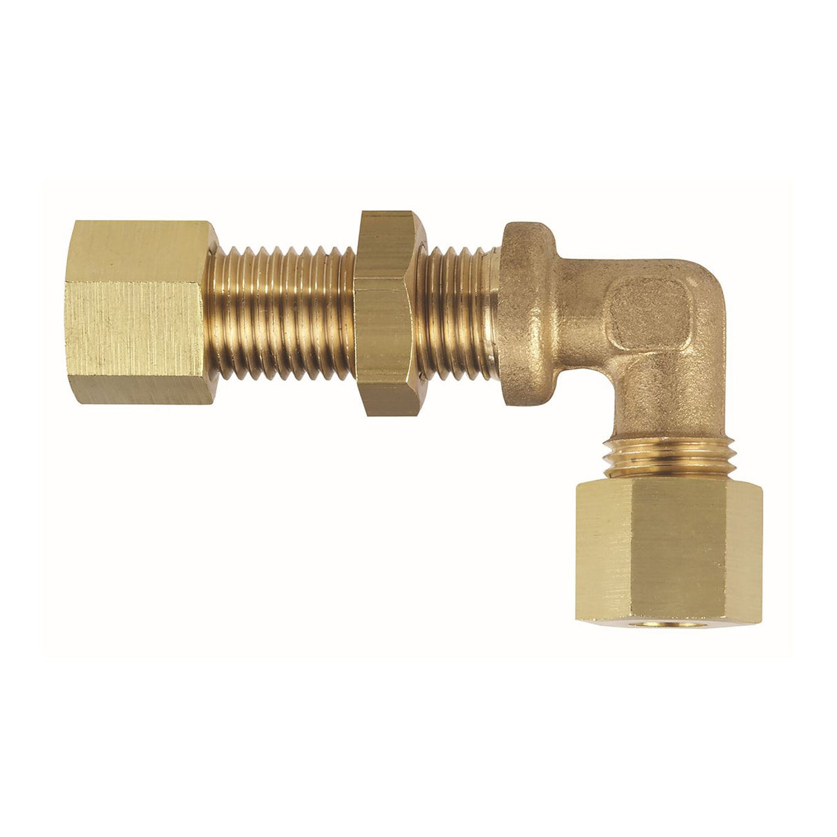 GOK Schott-Verschraubung Messing 8 mm Schneidring, Rohrverbinder, hohe Dichtigkeit - (Optional mit gerader Verschraubung oder 90°-Winkelverschraubung)