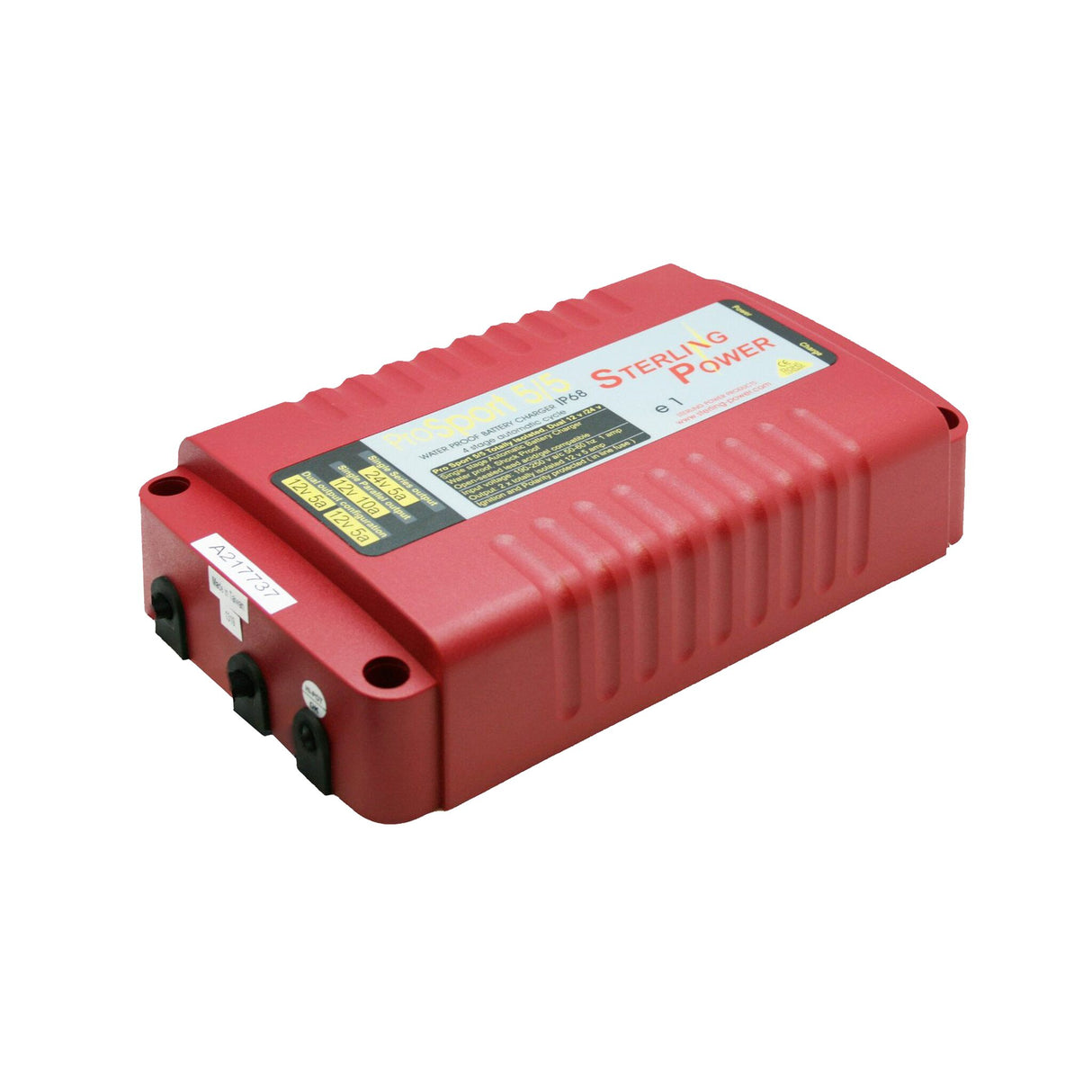 Sterling Ladegerät ProSport robust und wasserdicht, Schiffs-Ladegerät, für alle Bleisäure, Gel und AGM Batterien - 5 - 20 Ampere