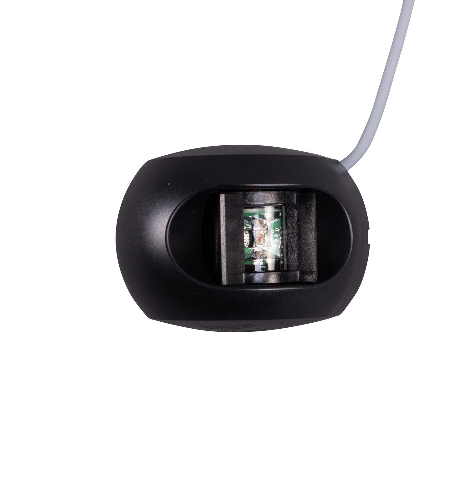 Aqua Signal Navigationslaterne Serie 34, LED, wartungsfrei, salzwasserbeständig, UV-geschützt, rostfrei, amagnetisch, stoß- und schlagfest - schwarz, aluminium, weiß