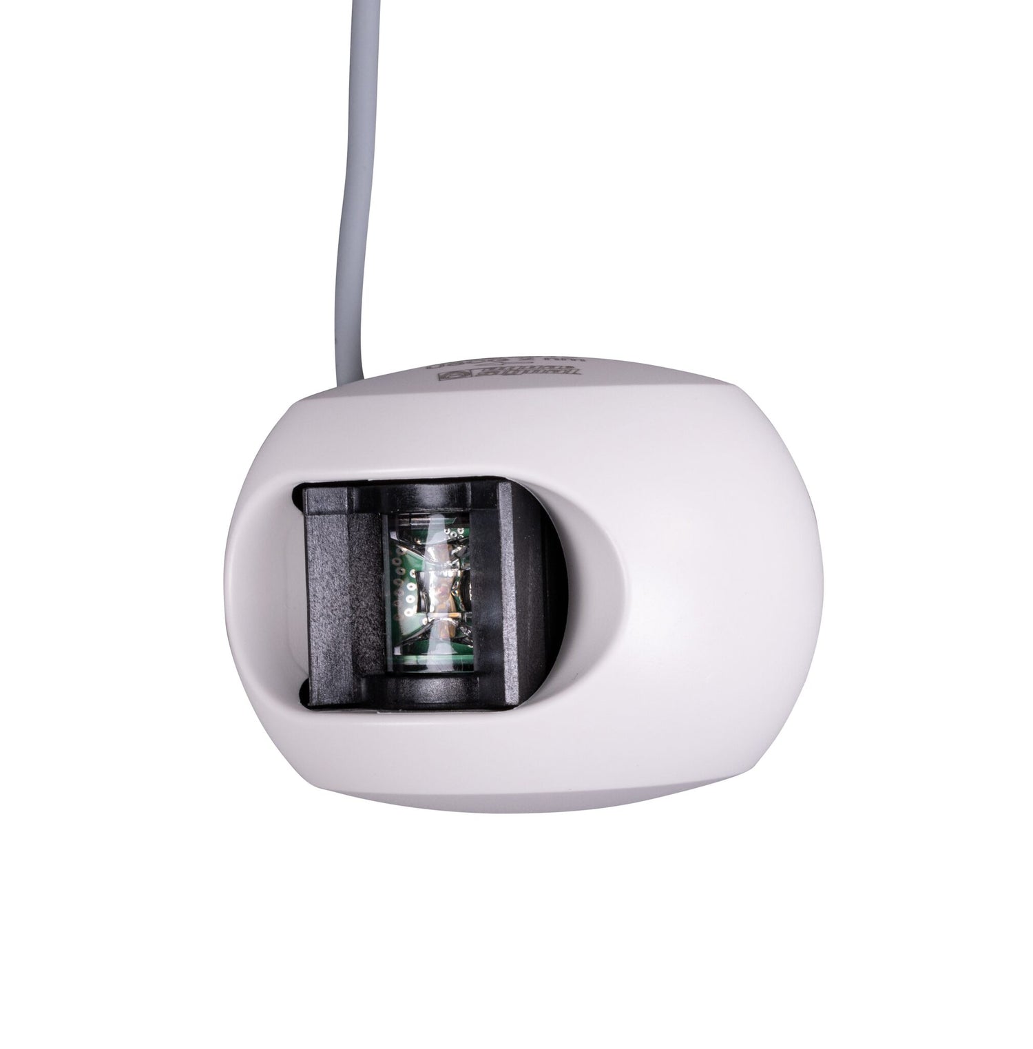 Aqua Signal Navigationslaterne Serie 34, LED, wartungsfrei, salzwasserbeständig, UV-geschützt, rostfrei, amagnetisch, stoß- und schlagfest - schwarz, aluminium, weiß