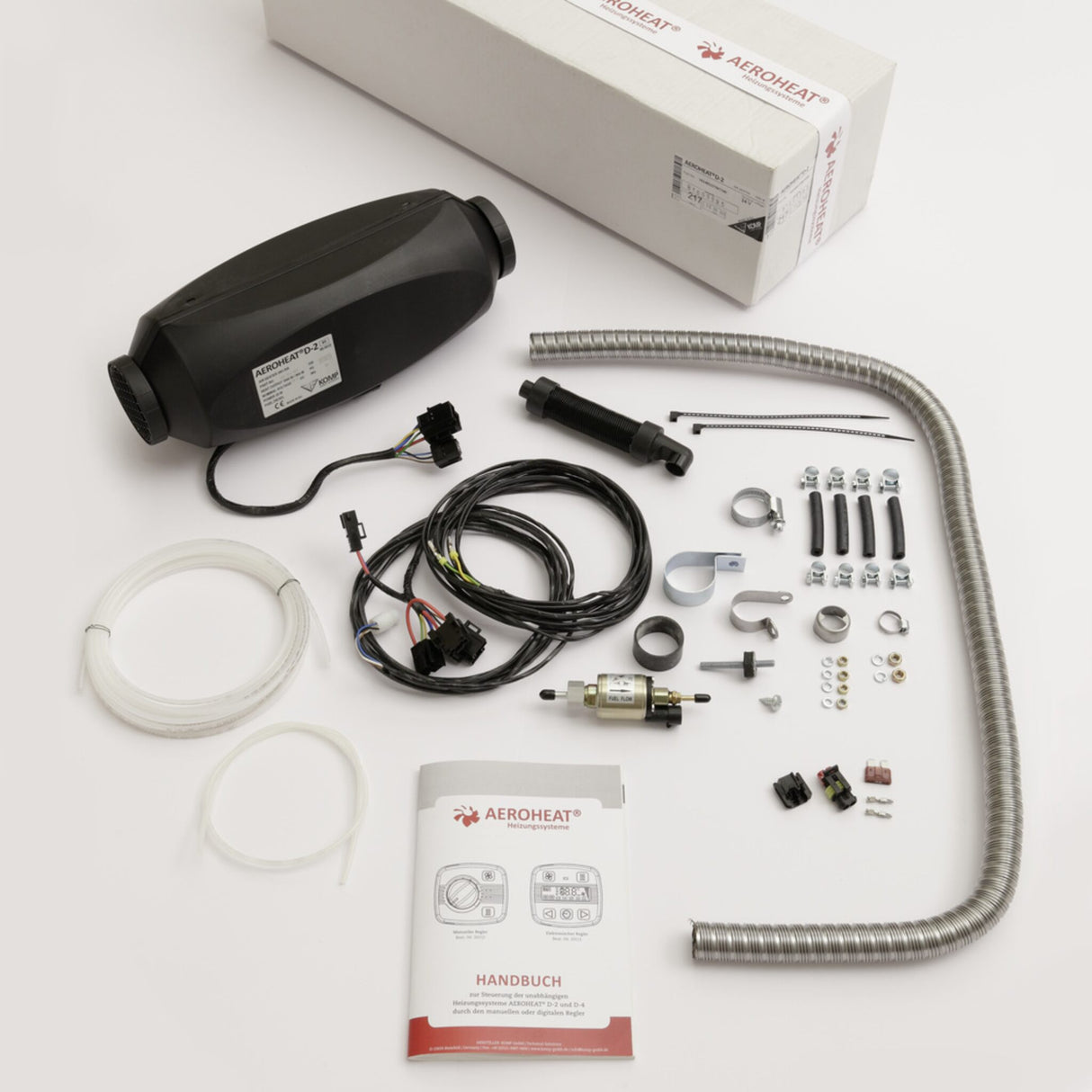 Aeroheat Dieselheizung 12V D4 Heizung leichte Bauweise 1 kg kompakte Größe 30x20x10 cm