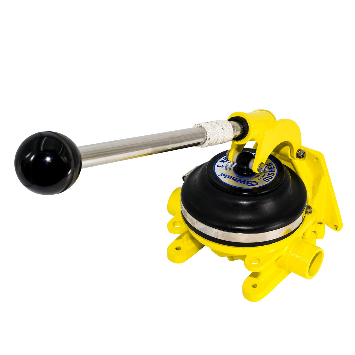 WHALE Handlenzpumpe Membran-GUSHER 10, selbstansaugend, eloxiertes Aluminiumgehäuse, 85 L/min, von See-Berufsgenossenschaft zugelassen