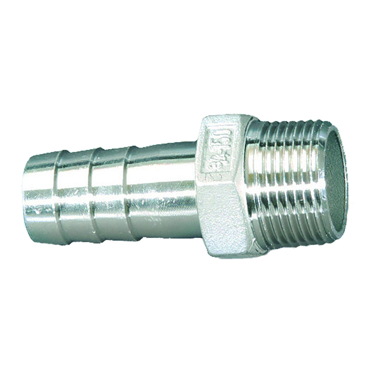Edelstahl Schlauchtülle Außengewinde, Schlauchverbinder, Korrosionsbeständig A4 - AISI 316 - 12 - 38 mm
