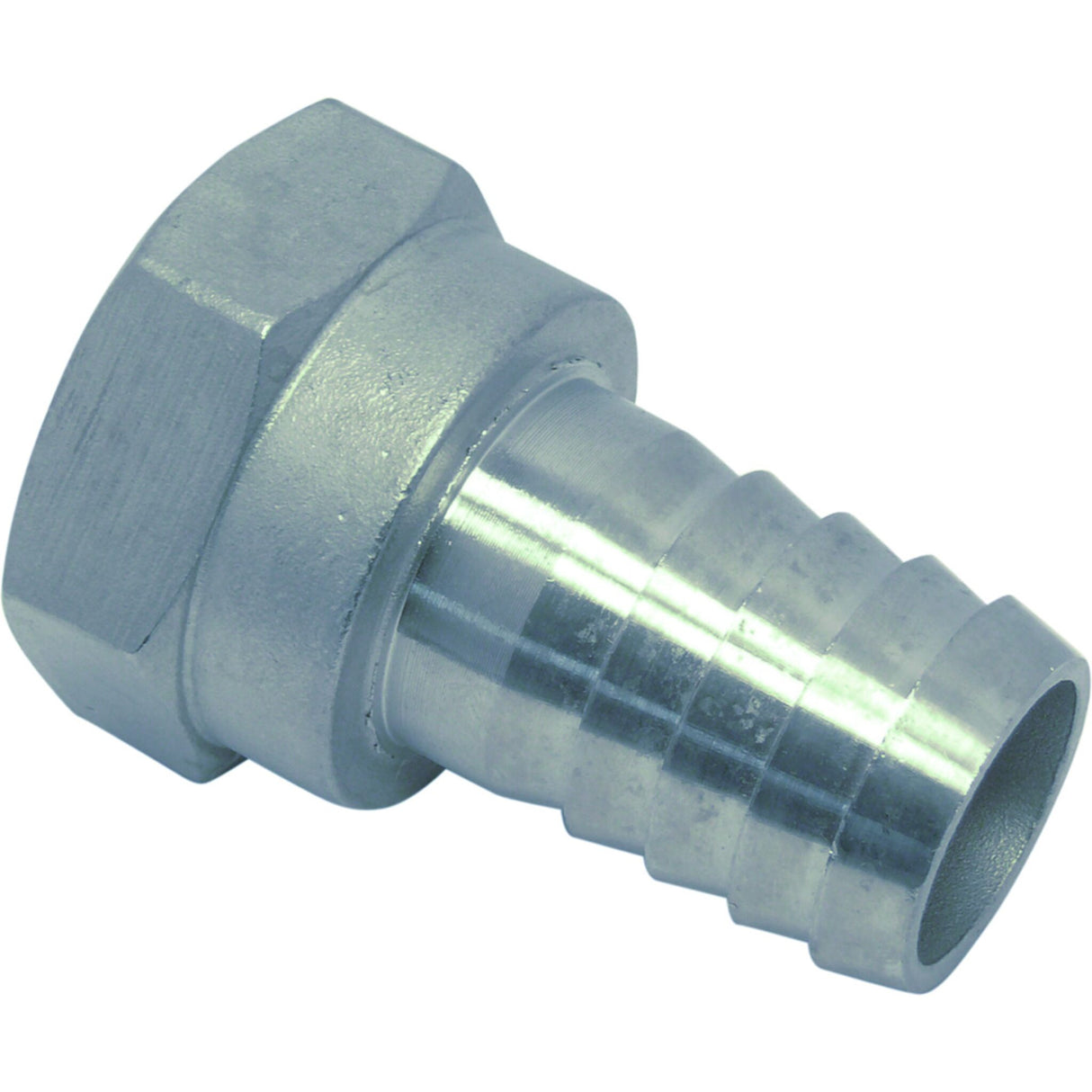 Edelstahl Schlauchtülle robust, Schlauchanschluss, korrosionsbeständig - 12 - 38 mm