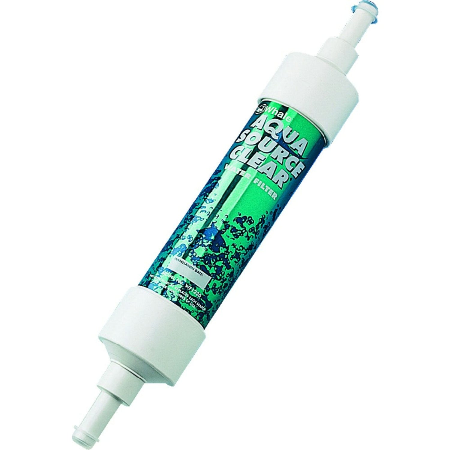 WHALE Wasserfilter für Frischwasser-Leitungssysteme, Schmutz- und Bakterienfilter, einfache Installation - 12 mm oder 15 mm Anschluss