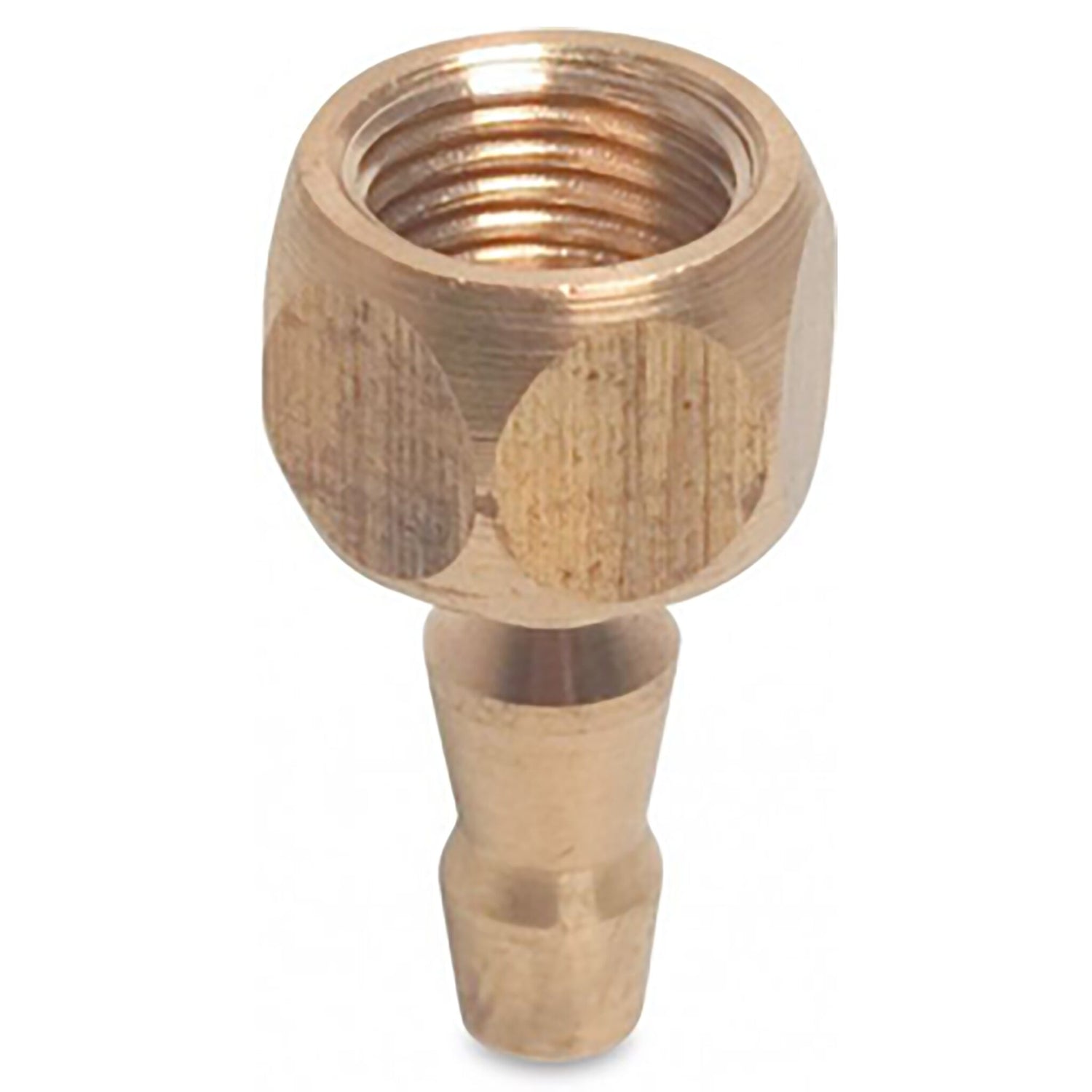 Schlauchtülle Messing für Wasserhähne, Anschluss 3/8 x 10 mm, Wasseranschlussadapter