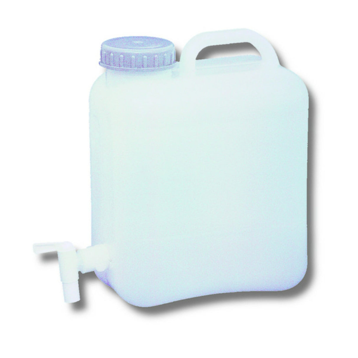Weithalskanister lebensmittelecht, Polyethylen, 88 mm Halsweite, Auslaufhahn möglich - 13 - 19 Liter (Optional mit Auslaufhahn)