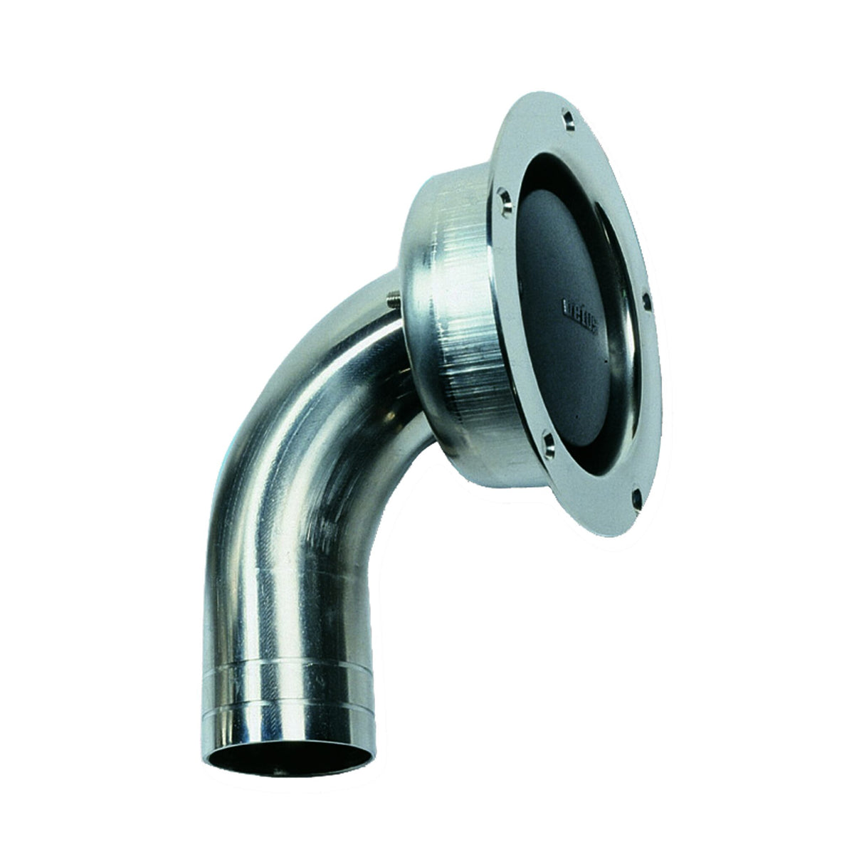 VETUS Tankentlüftung 19 mm, Bootsentlüftung mit 90°-Biegung, Sieb und Flansch 77 mm
