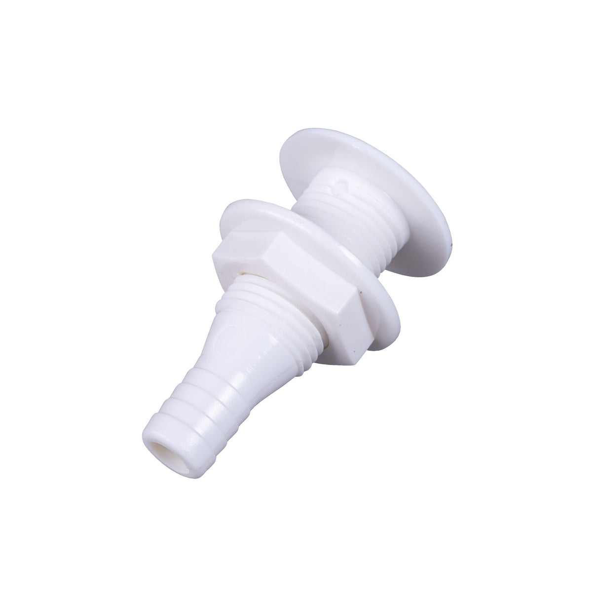 Borddurchlass Kunststoff mit Schlauchtülle, wasserdichter Durchlass, nicht für Unter-Wasserlinie geeignet - 1/2" - 1 1/2"