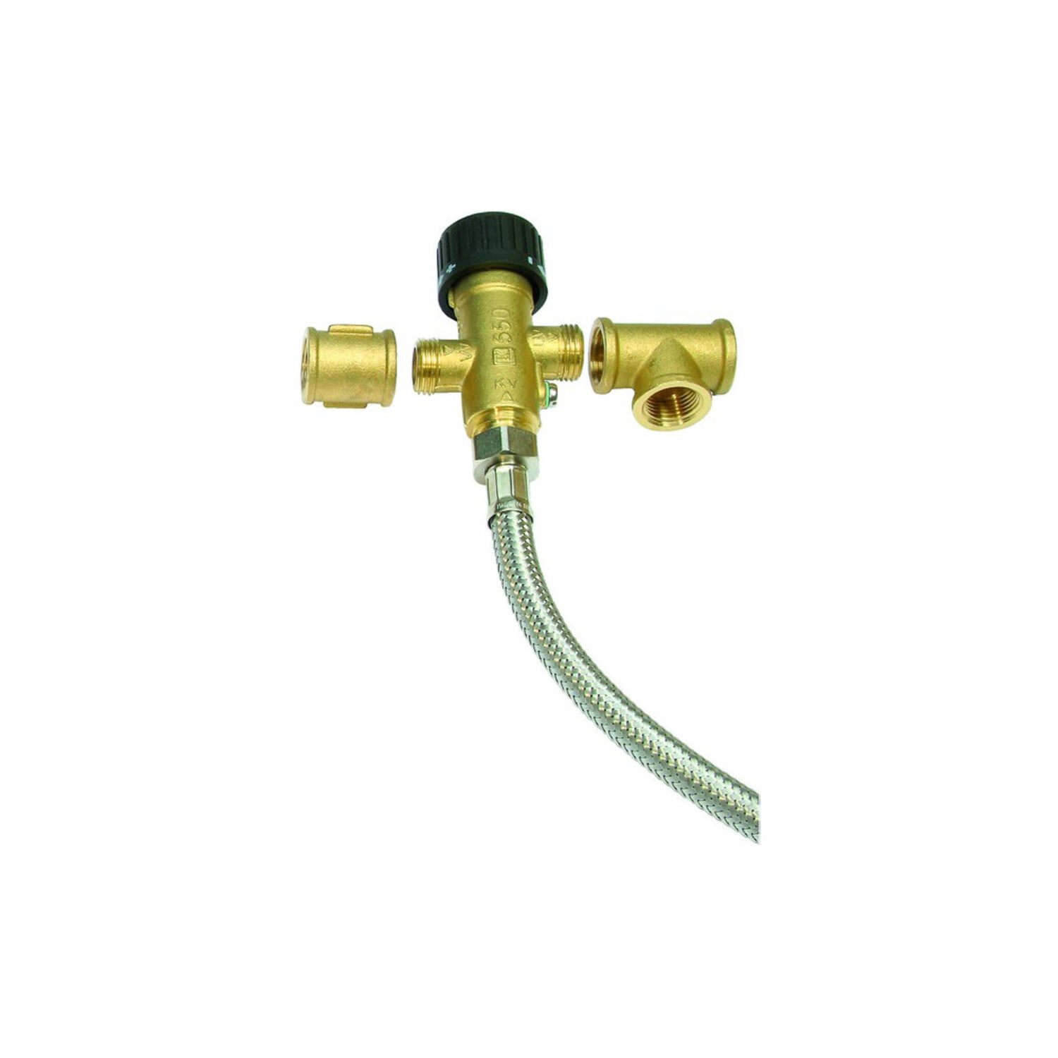 QUICK Thermostat-Mischventil passend für Nautic B3-Serie Warmwasserbereiter, Mischregelventil, universelle Kompatibilität