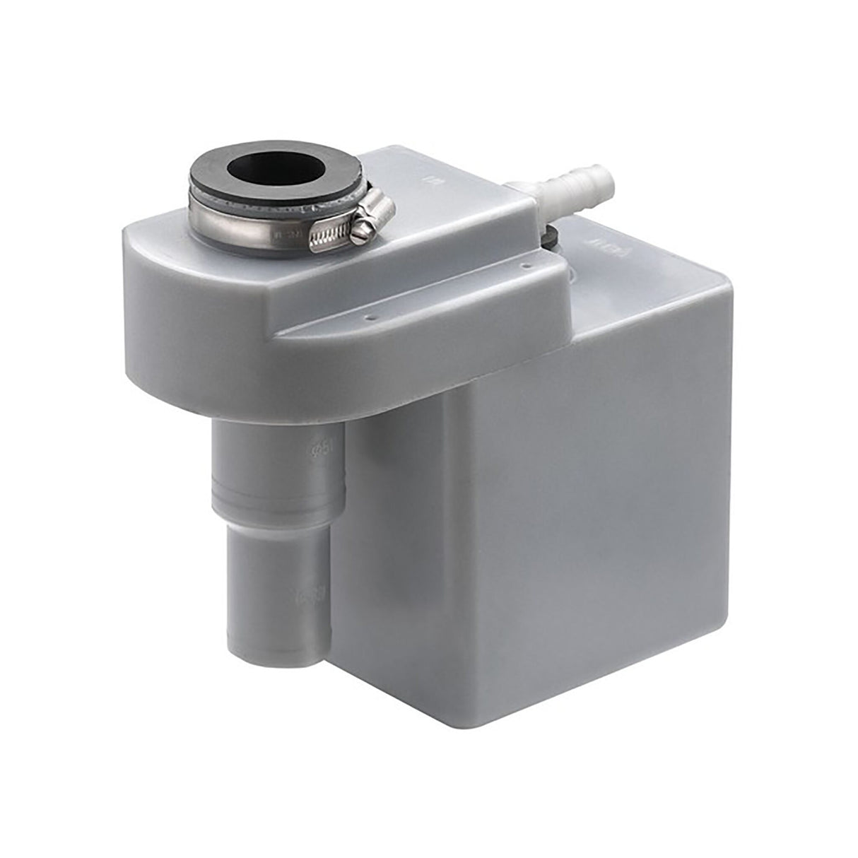 Vetus fuel overflow with return system, fuel overflow container, shatter-proof plastic - 38 - 51 mm
