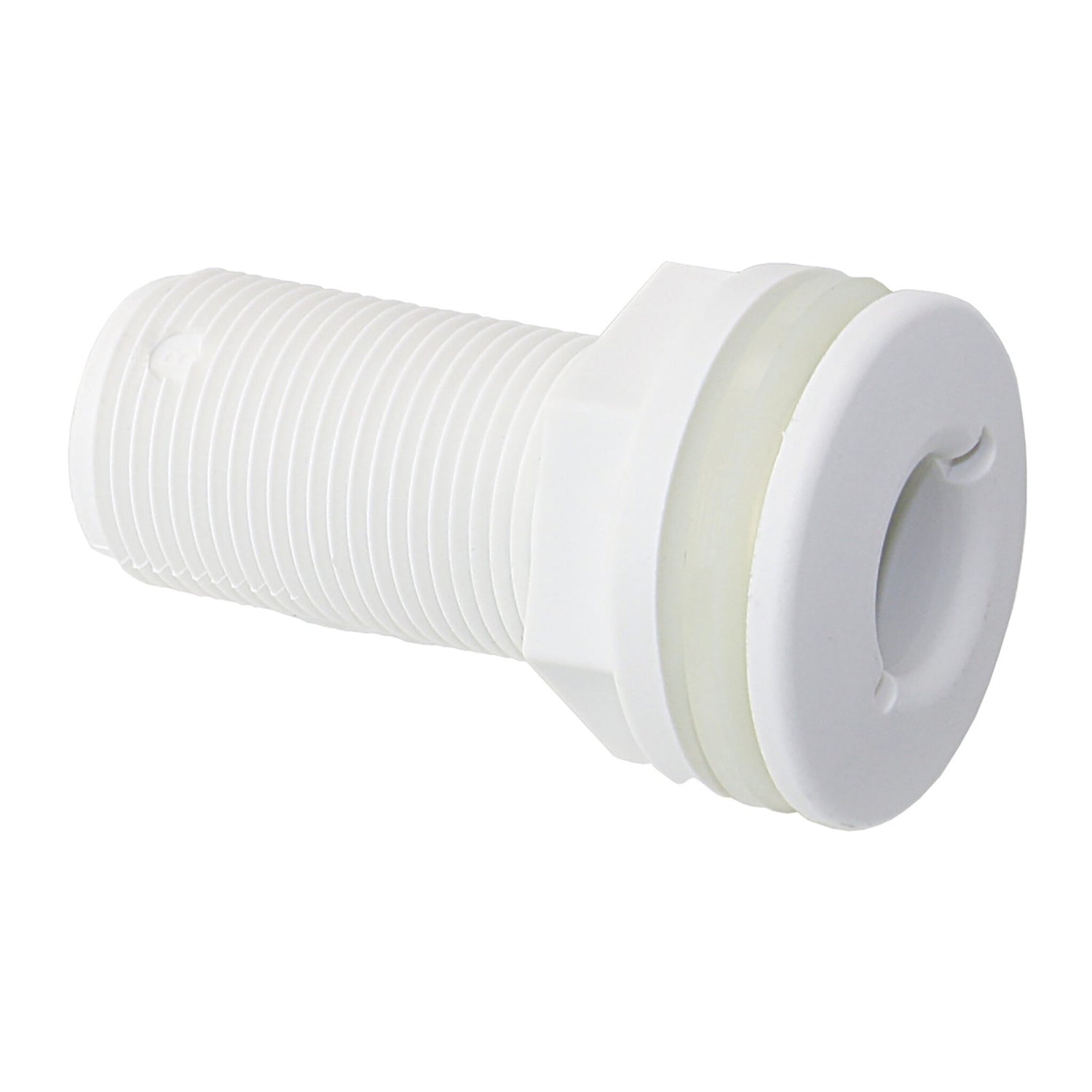 TRUDESIGN Borddurchlass, weiß, hochschlagfest, chemikalienbeständig, korrosionsbeständig - 1/2" - 1 1/2" (Optional mit Schlauch)