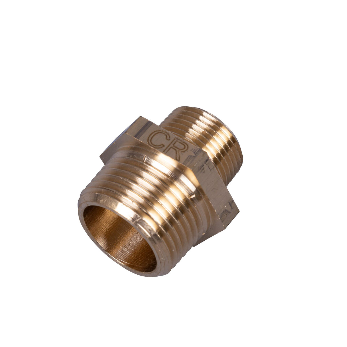 Maestrini Reduziernippel Außengewinde aus CR-Messing, Verbindungselement, langlebig und korrosionsbeständig - 1/2" x 3/8" – 1 1/2" x 1"