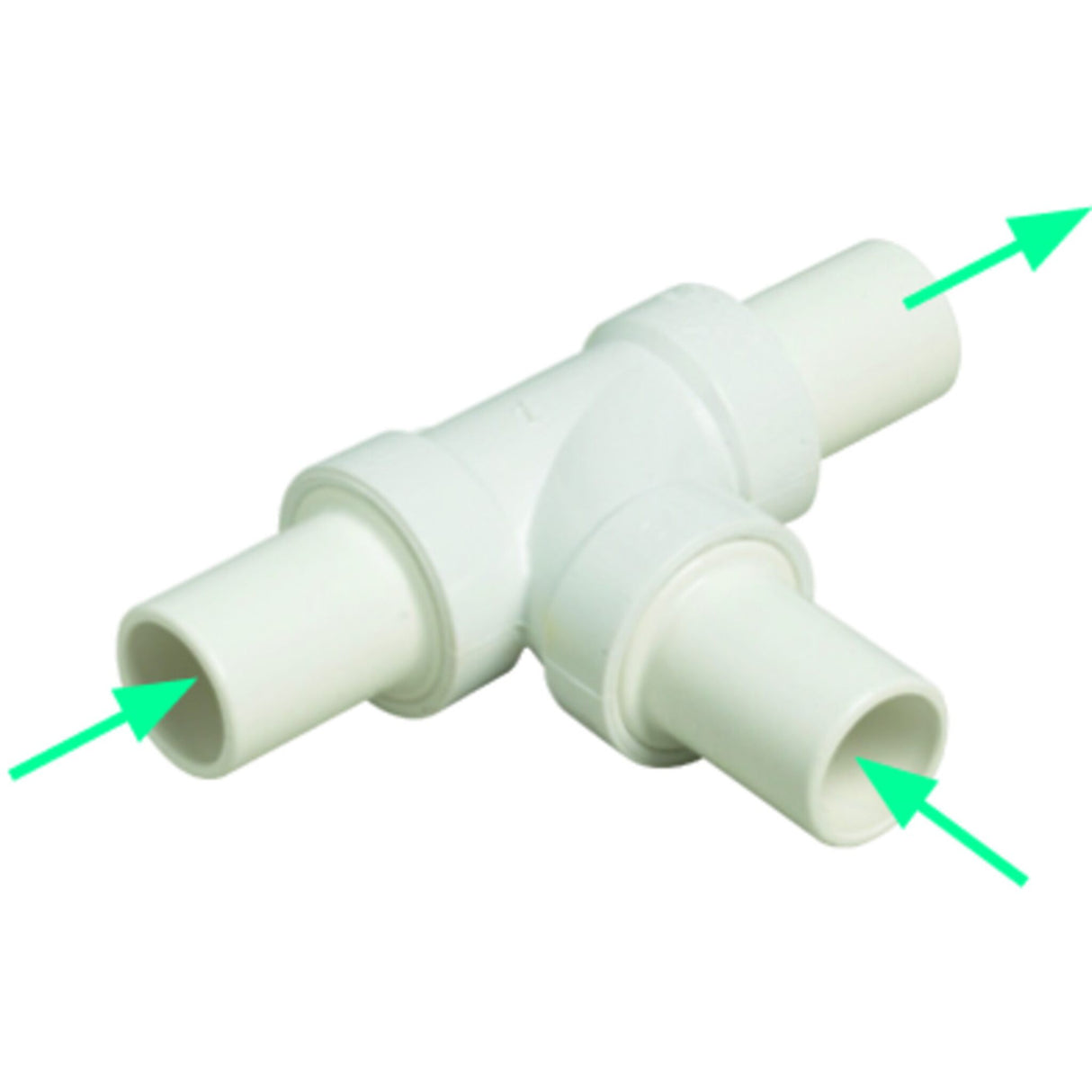 DOMETIC PVC-Schlauchverbinder mit Schlauchadaptern 38 mm, PVC-Anschlussstück, hochwertiger Kunststoff für zuverlässige Verbindung - (Optional mit T-Stück, 90°-Bogen)