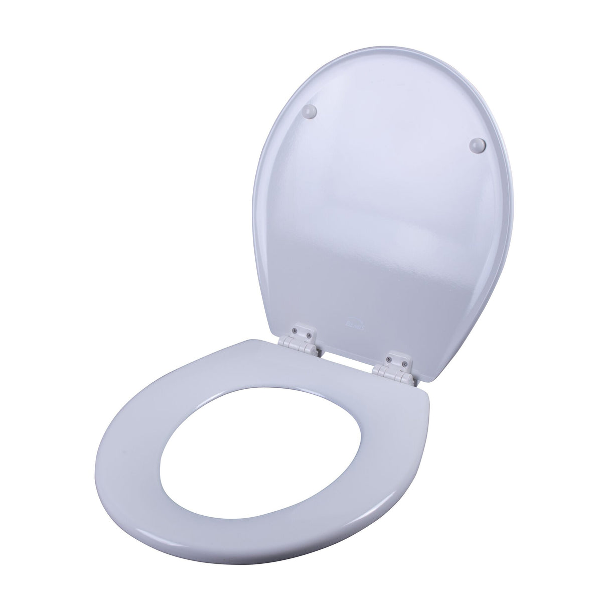JABSCO wooden toilet seat, white stove-enamelled for compact series on-board toilet
