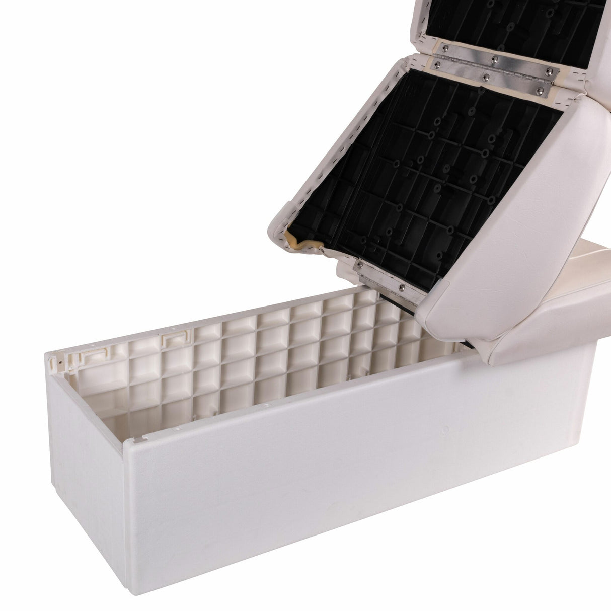 OceanTEC Back to Back Seat 2-person seating, reclining area, including storage space - white, white-grey, white-blue