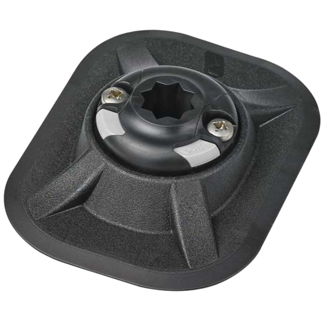 RAILBLAZA Halterung RIBPort mit Sternaufnahme, vielseitige Befestigungslösung, schnell und einfach montierbar - schwarz, grau, weiß