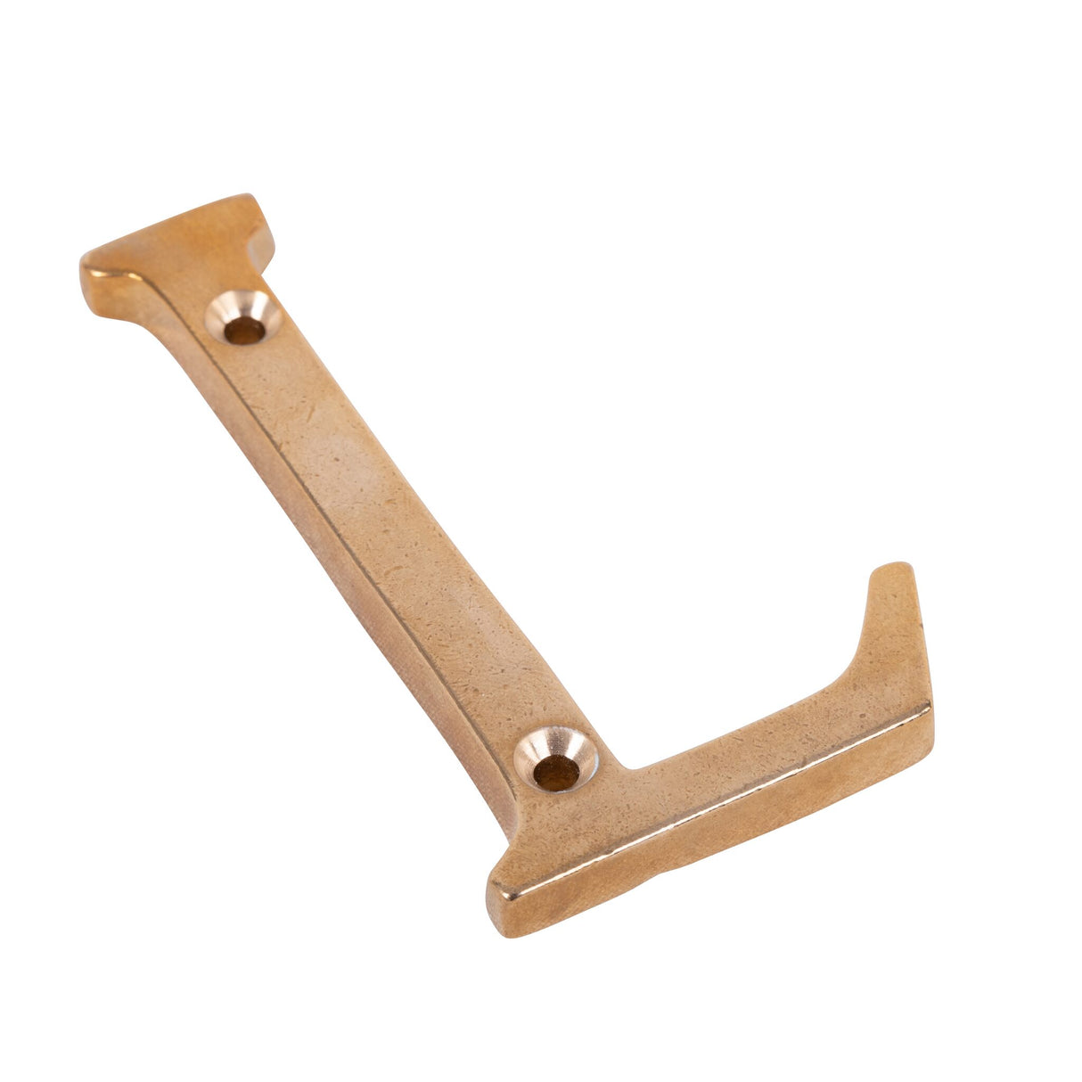 Brass letter 100 mm, polished brass, for screwing, 100 g weight - (Optional with accessories)