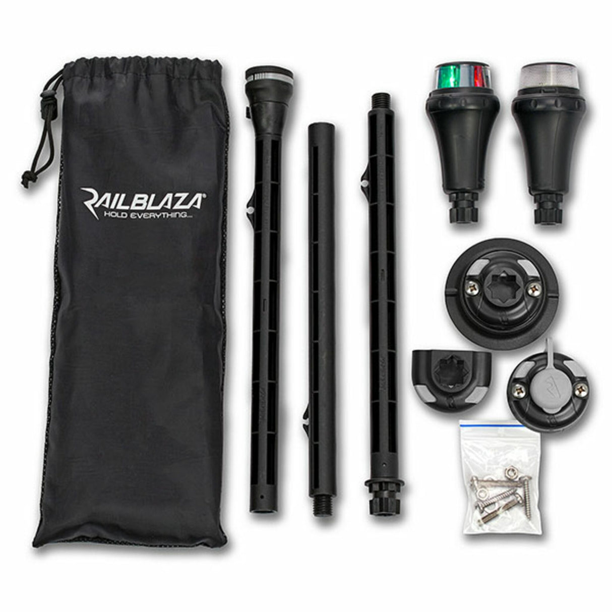 Railblaza Navigationsleuchten-Set, Boot-Navigationslampen, Rundum- und Zweifarbenlicht für sichere Bootsfahrten