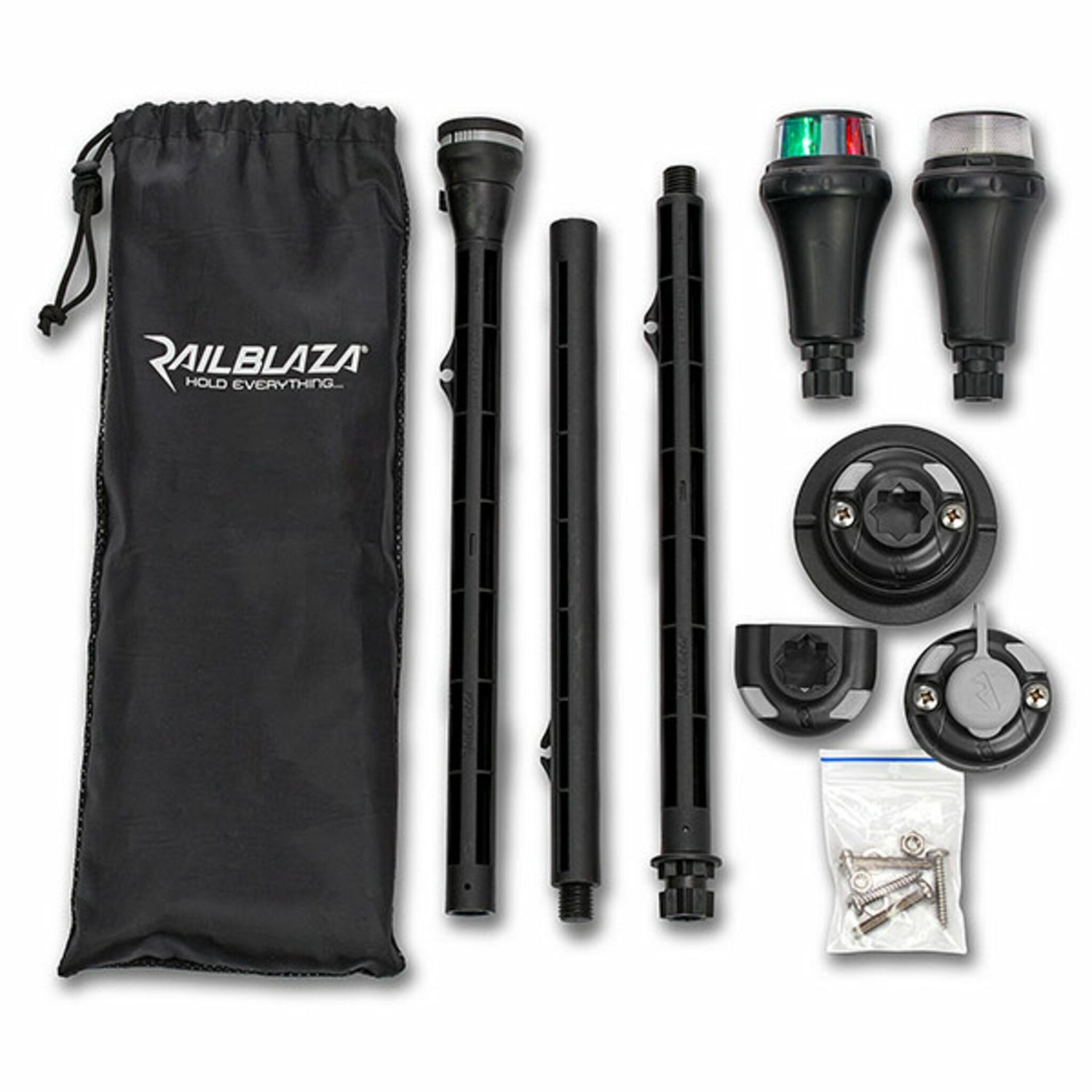 Railblaza Navigationsleuchten-Set, Boot-Navigationslampen, Rundum- und Zweifarbenlicht für sichere Bootsfahrten