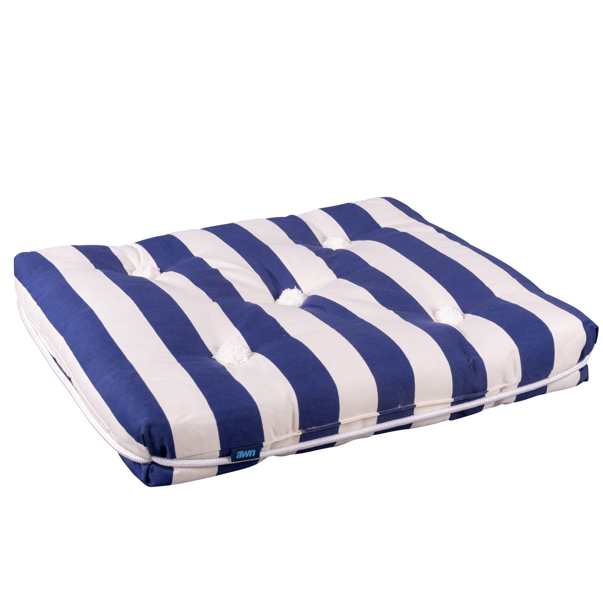 awn Kapok-Kissen Einzelkissen 100% natürliche Kapokfüllung, wasserabweisend, bequeme Sitzunterlage - bordeaux-rot, grau, hellgrau, navy-weiß, rot, dunkelblau, dunkelgrün, blau, weiß