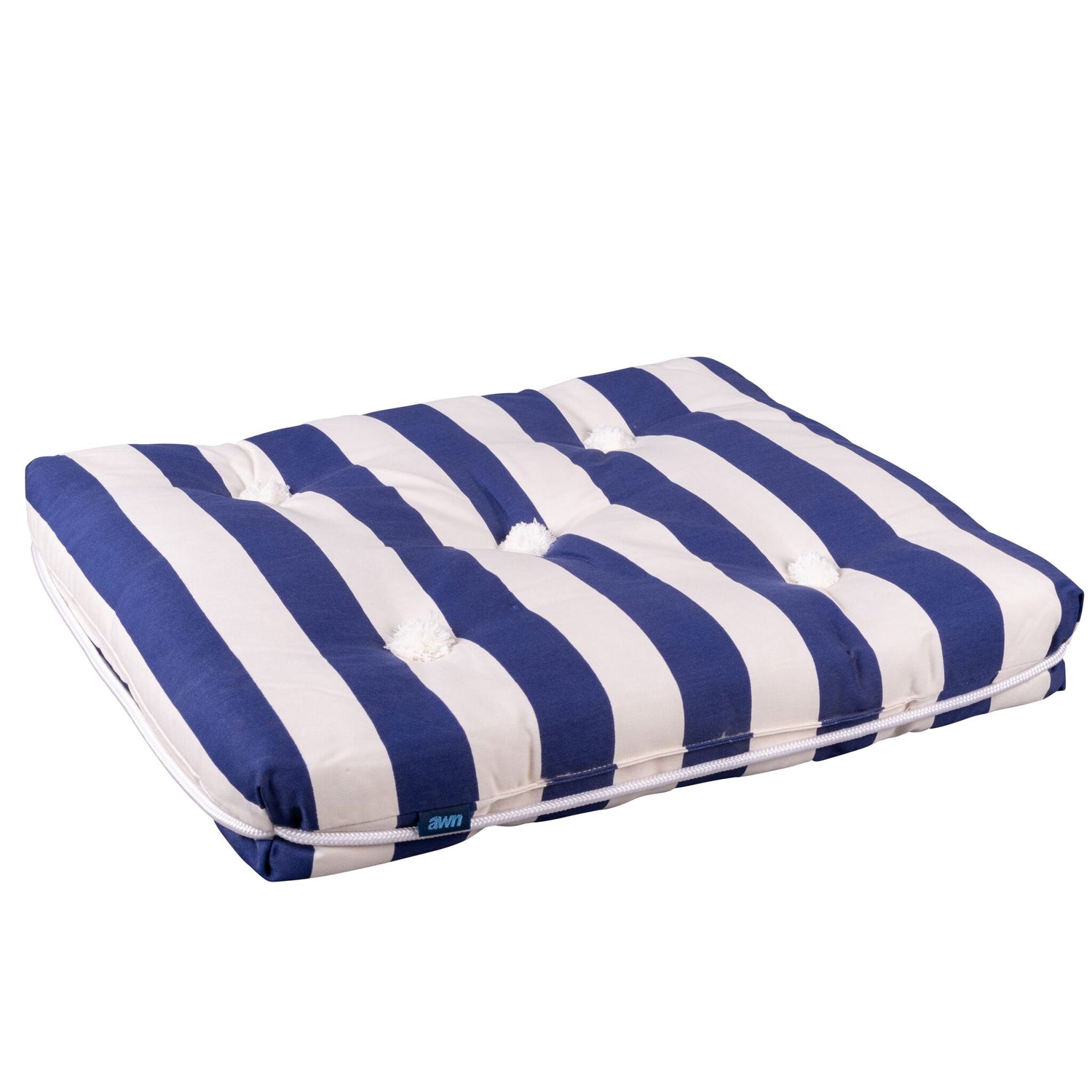 awn Kapok-Kissen Einzelkissen 100% natürliche Kapokfüllung, wasserabweisend, bequeme Sitzunterlage - bordeaux-rot, grau, hellgrau, navy-weiß, rot, dunkelblau, dunkelgrün, blau, weiß