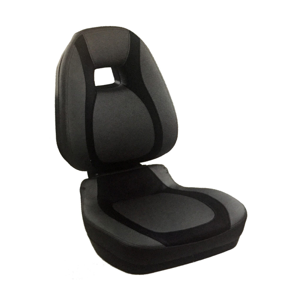 SPRINGFIELD Motorbootsitz Premium-Polster wetterfest Marine-Vinyl, Bootssitz, ergonomische Rückenlehne Universalplatte