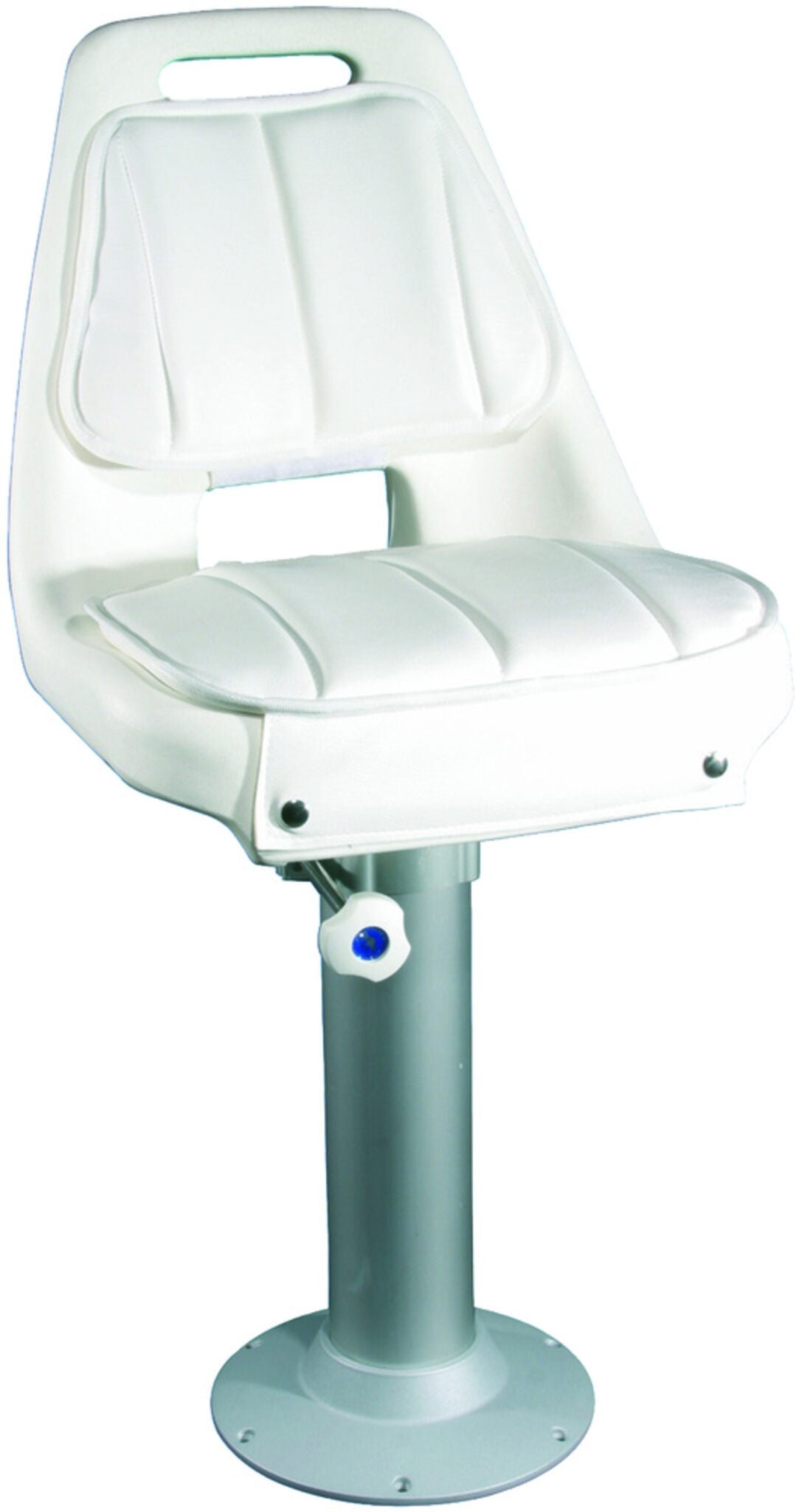 Helmstuhl Admiral Plus Helmsitz shock-resistant polyethylene, Helmstuhl complete set, height adjustable 40-60 cm