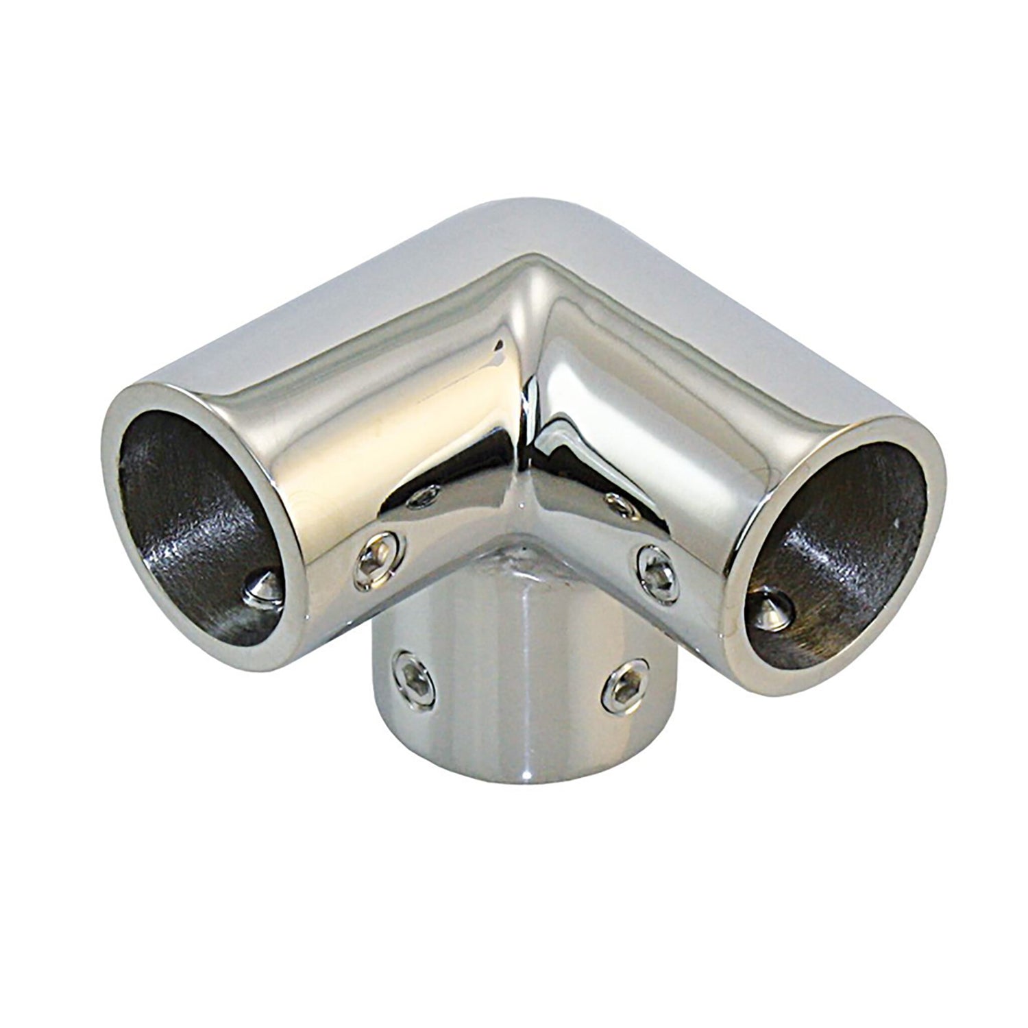 3-Wege-Winkelstück 25 mm für Rohrverbinder Kunststoff