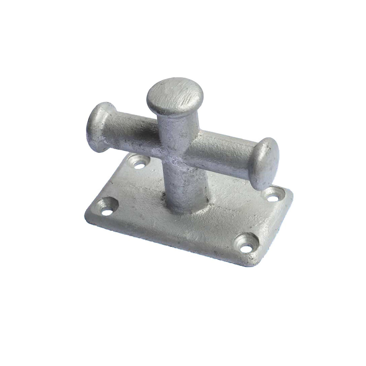 Cross bollard galvanized steel for marinas and jetties, durable and robust - 110x60 - 235x90 mm