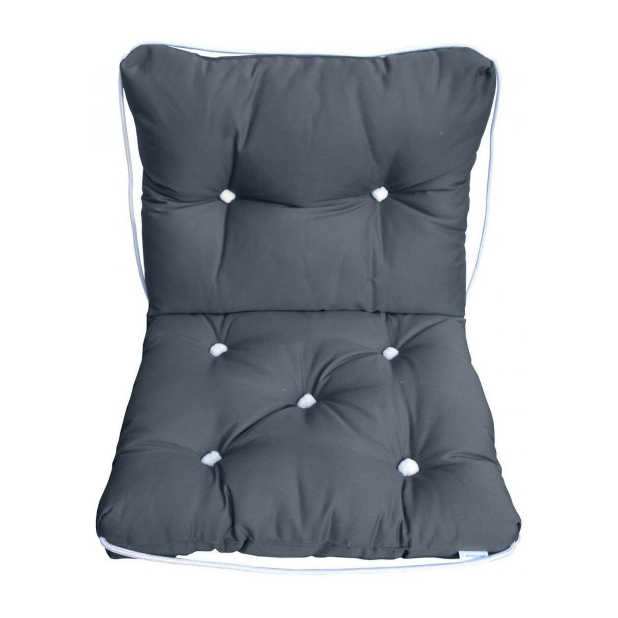 awn Kapok-Kissen 45 x 76 cm – Wasserabweisend, leicht, ideal als Sitz- und Rückenkissen für Boote - rot, bordeaux-rot, hellgrau, grau, weiß, dunkelblau, blau, dunkelgrün, navy-weiß