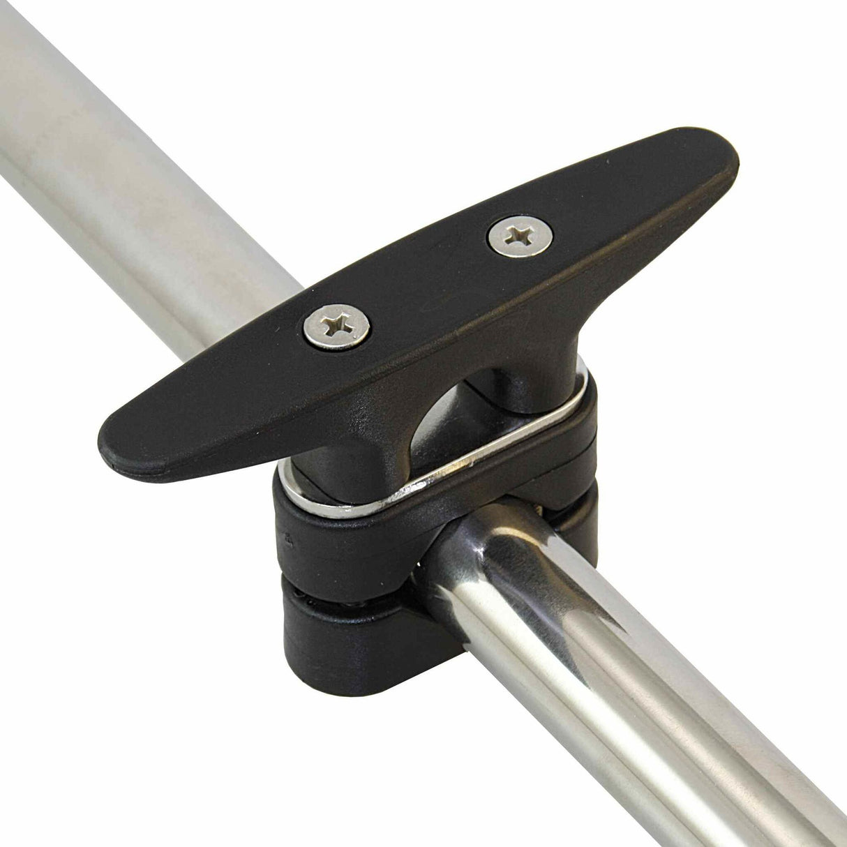 Kunststoff Relingsklampe 114 mm, Relingsklemme, für 22-25 mm Rohrdurchmesser