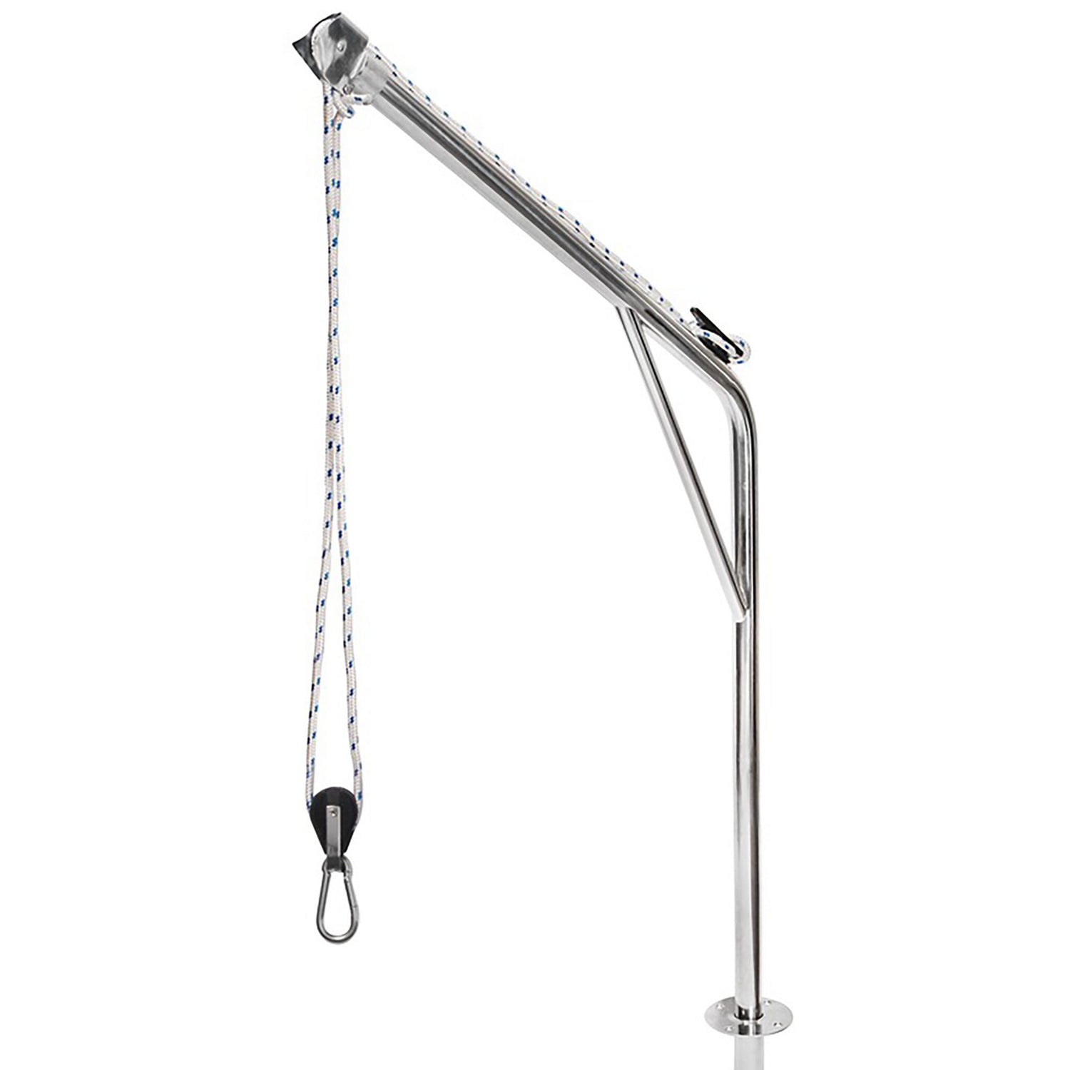 Edelstahl Davit Set 2-teilig, Hebe-Davit, robustes Gestell max. 120 kg, schnelle Montage