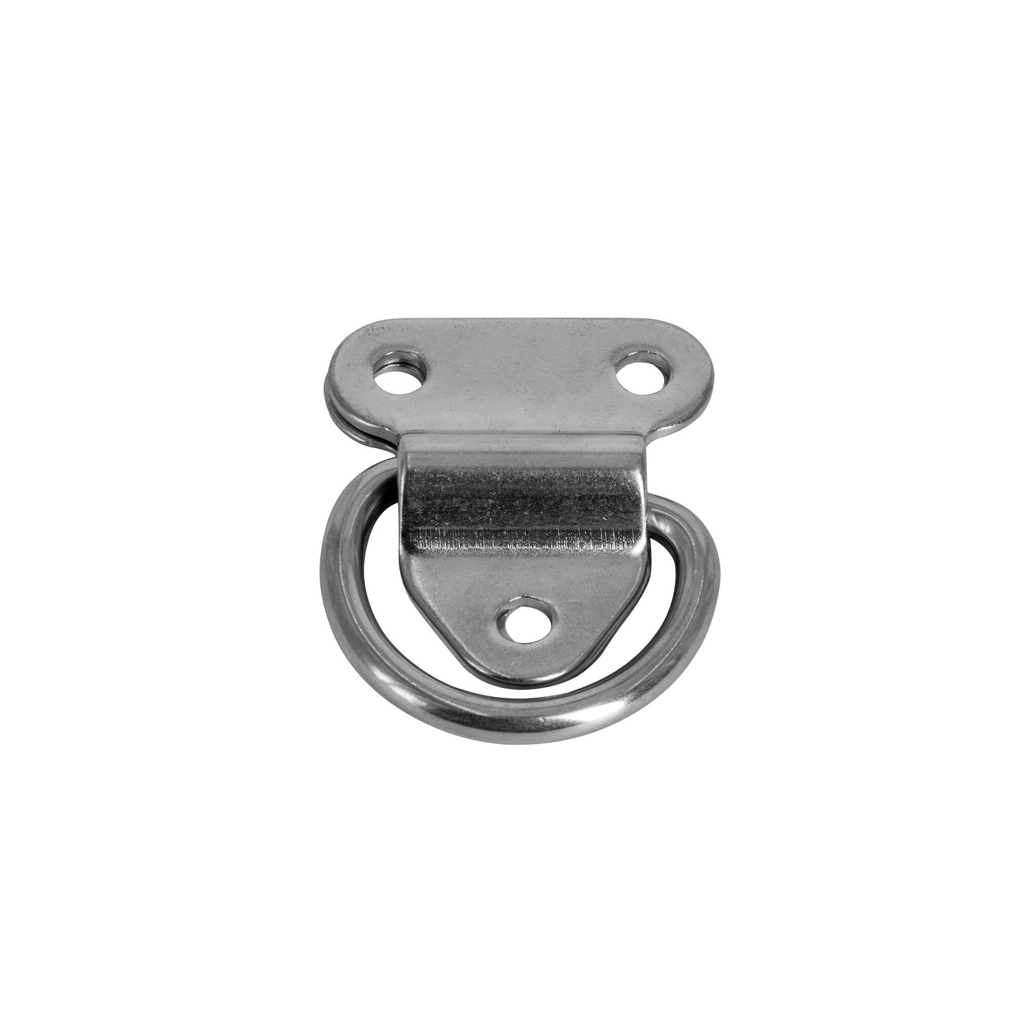 Klappbares Decksauge Edelstahl AISI 304 mit drei Befestigungslöchern, Decksring, resistente Bauweise - 6 - 8 mm