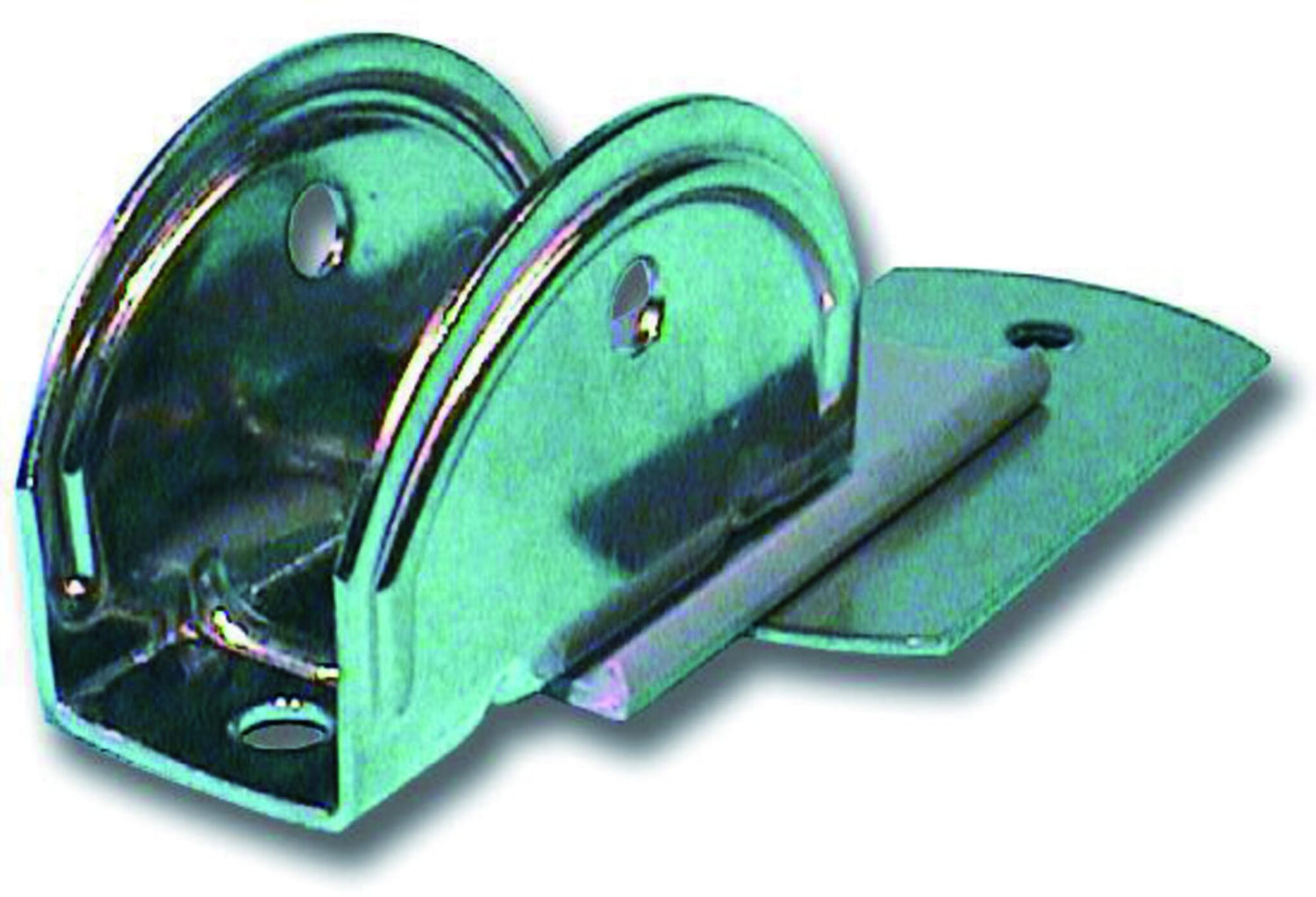 U-Halter Badeleiter Edelstahl Ø 25 mm Halterung mit Befestigungsschrauben