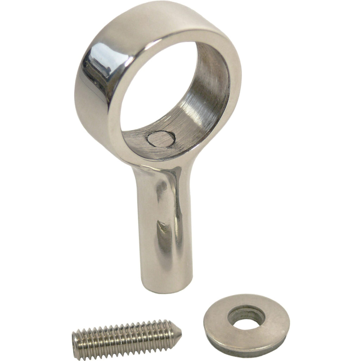 Marinetech pipe support with retaining ring, pipe support for maritime applications, robust mounting solution - 22 or 25 mm