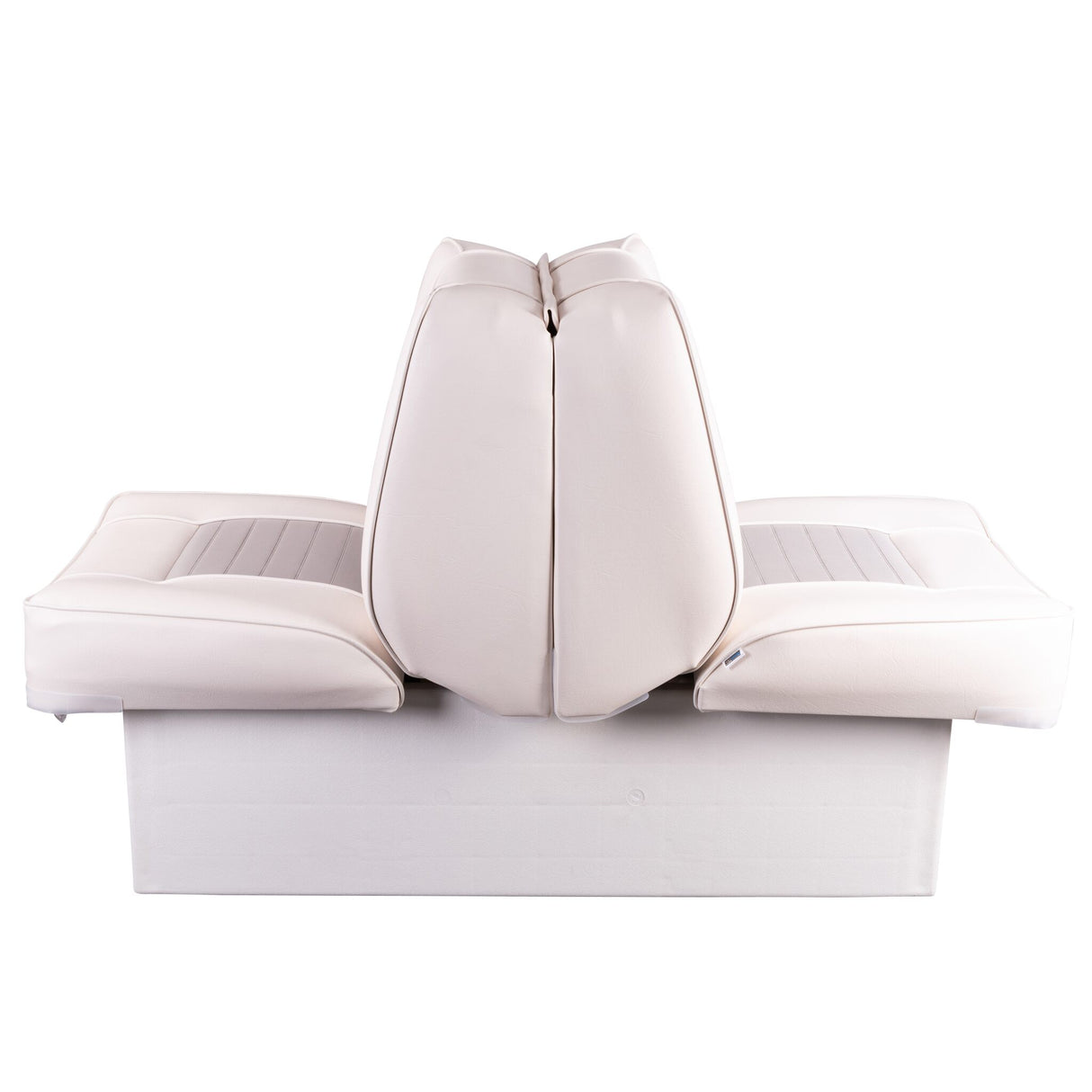OceanTEC Back to Back Seat 2-person seating, reclining area, including storage space - white, white-grey, white-blue