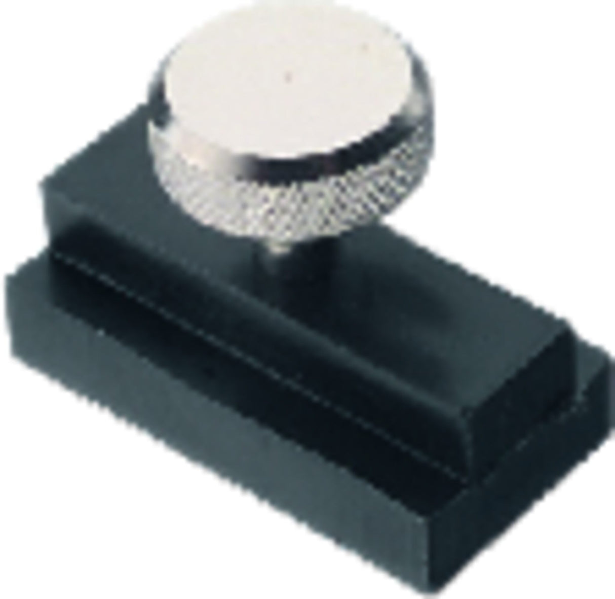 Stopper für Kastenschiene Kunststoff Edelstahl schwarz, Endanschlag, rostfrei