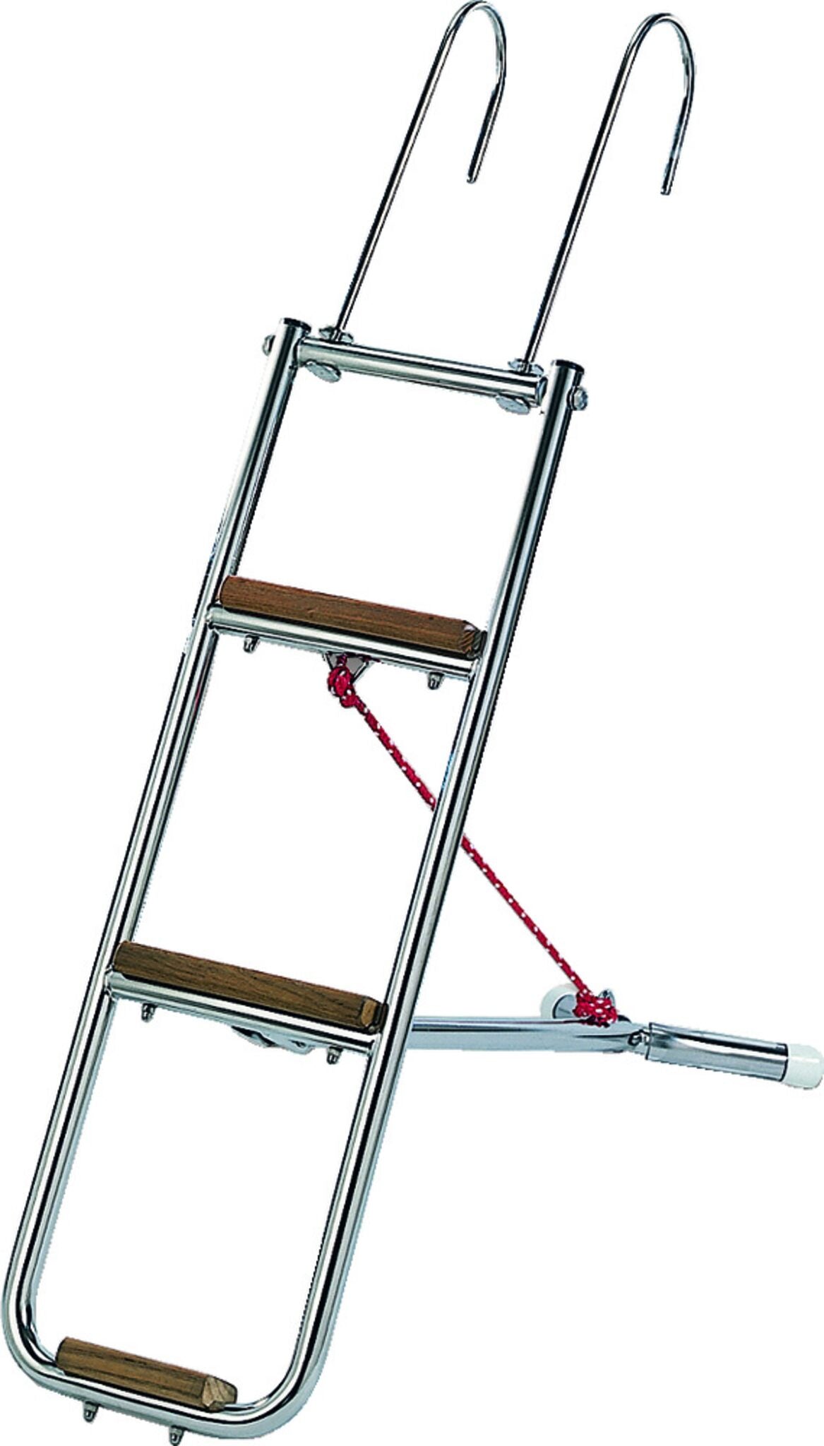 PRASOLUX Bugleiter Edelstahl rostfrei 22 mm Ø, Yachtleiter, drehbare Befestigung 360°